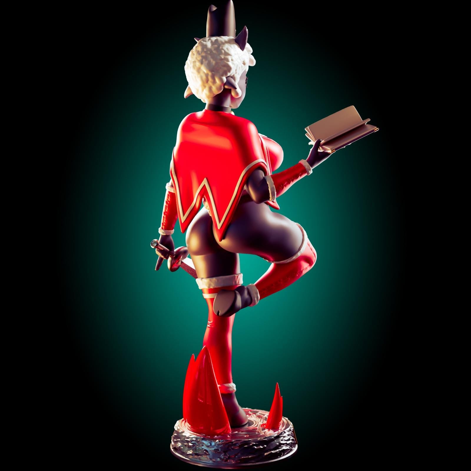 Lamb Girl Model Kit | 3D Resin Printed Figurine | Officer Rhu