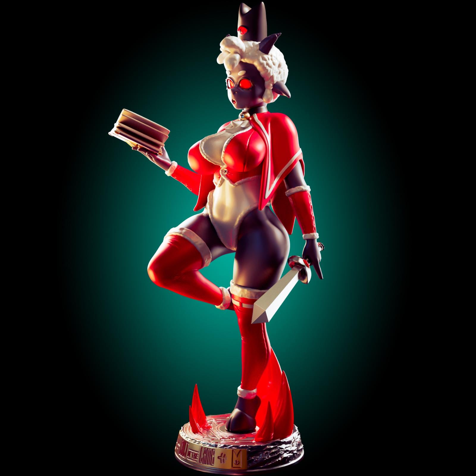 Lamb Girl Model Kit | 3D Resin Printed Figurine | Officer Rhu