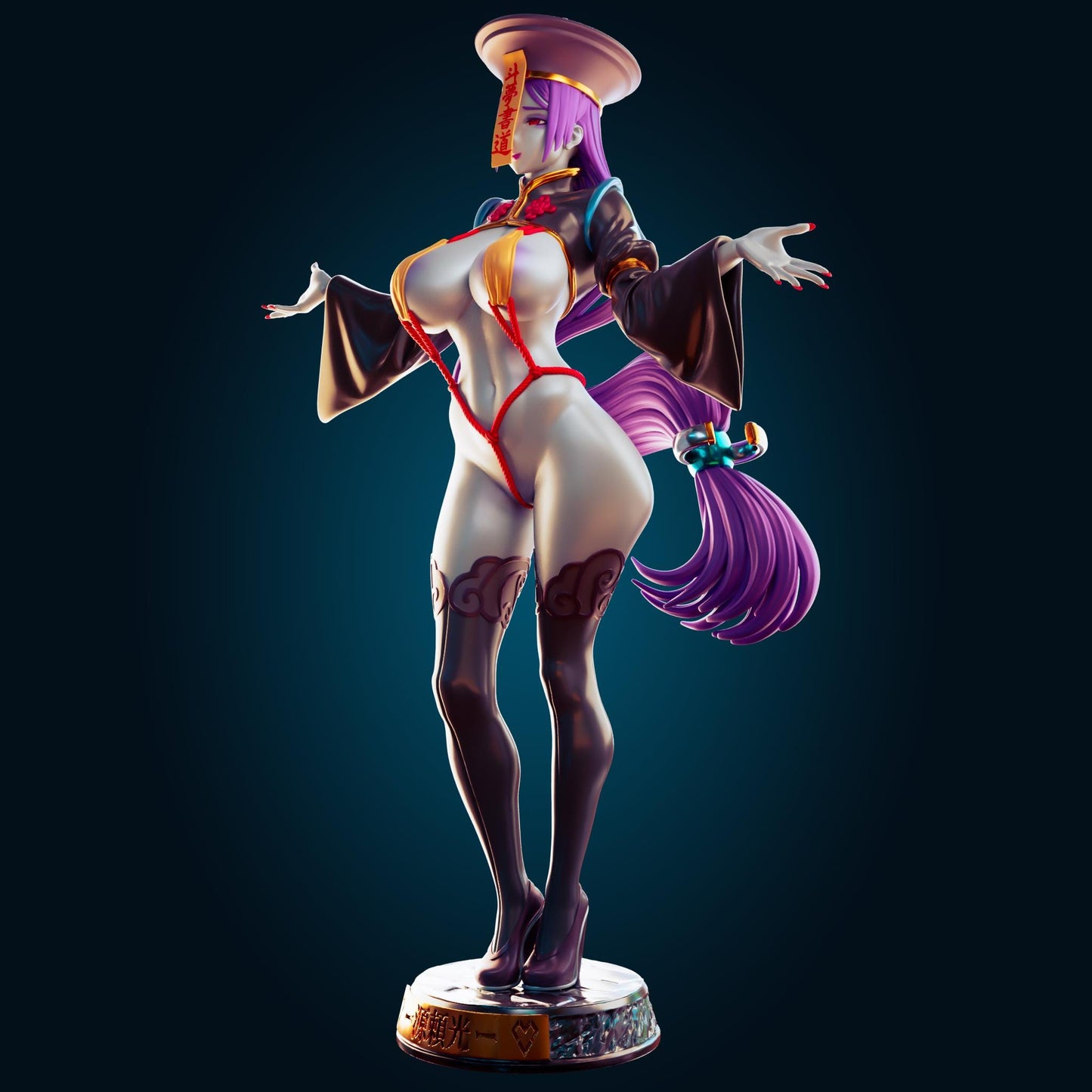 Zombie Girl Model Kit | 3D Resin Printed Figurine | Officer Rhu