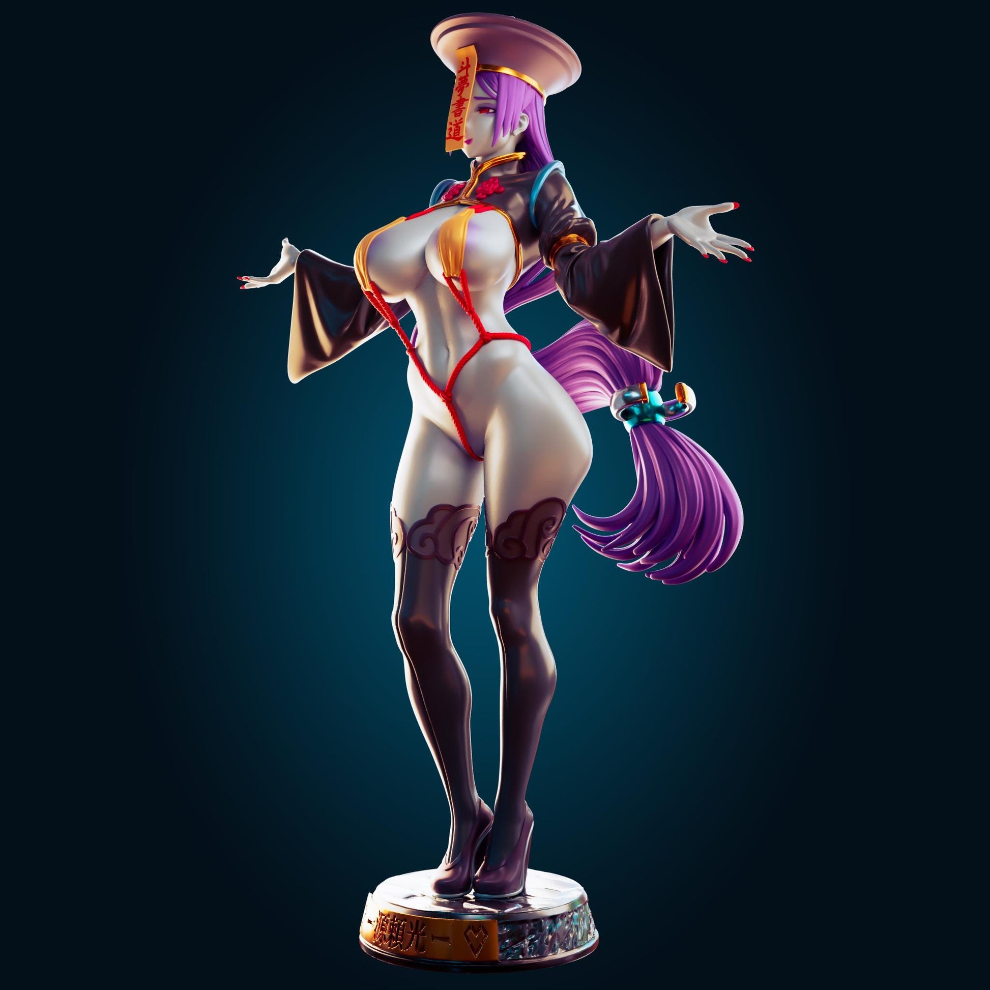 Zombie Girl Model Kit | 3D Resin Printed Figurine | Officer Rhu