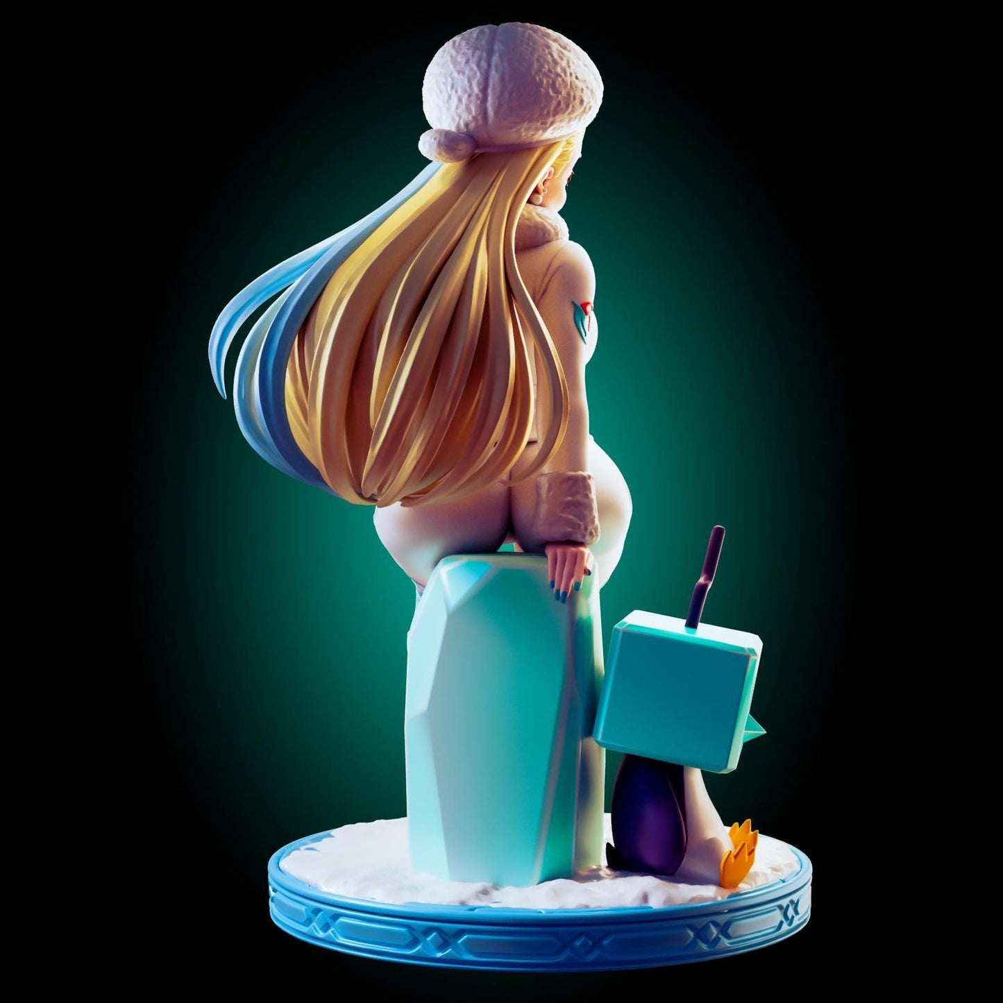 Ice Trainer Model Kit | 3D Resin Printed Figurine | Officer Rhu