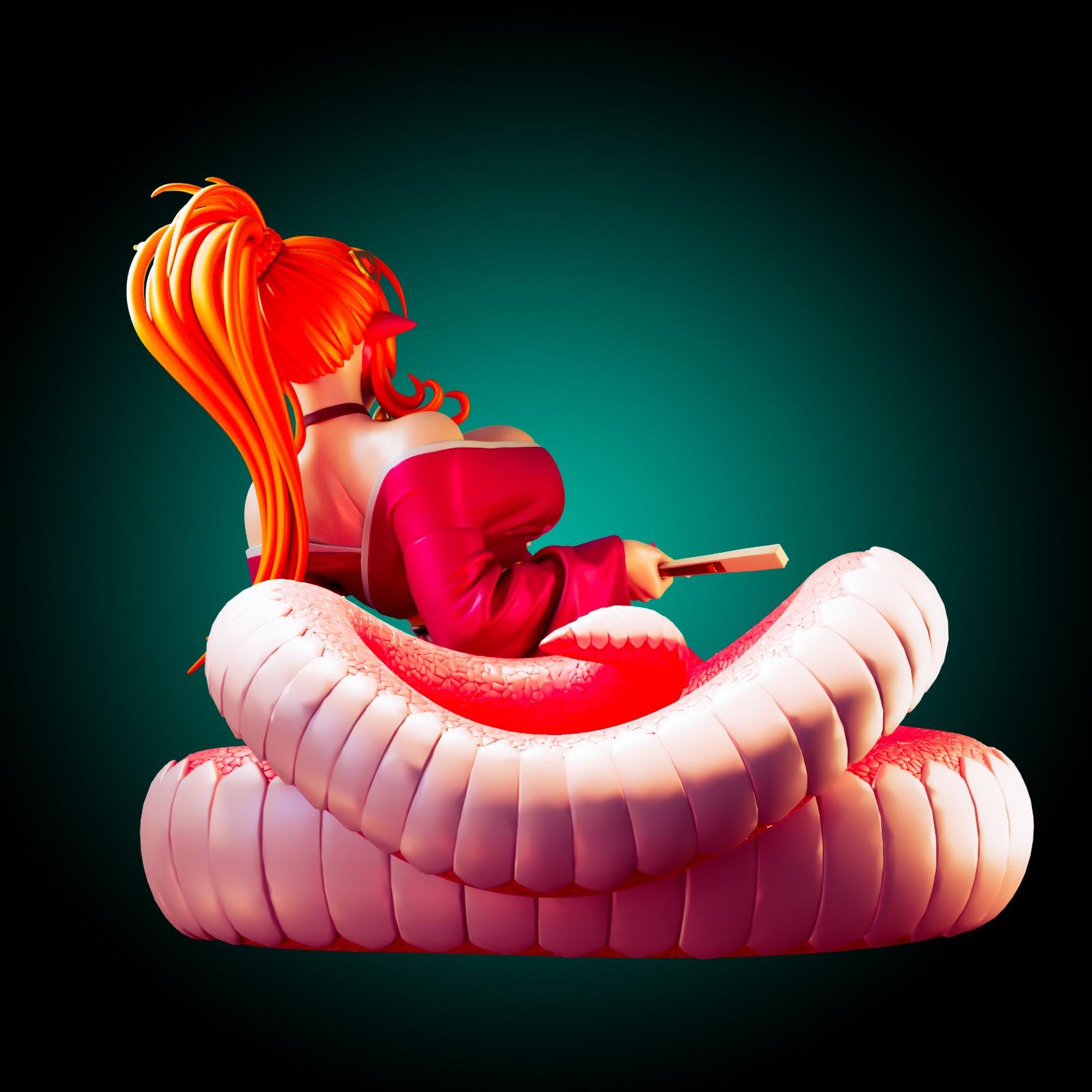 Snake Girl Model Kit | 3D Resin Printed Figurine | Officer Rhu