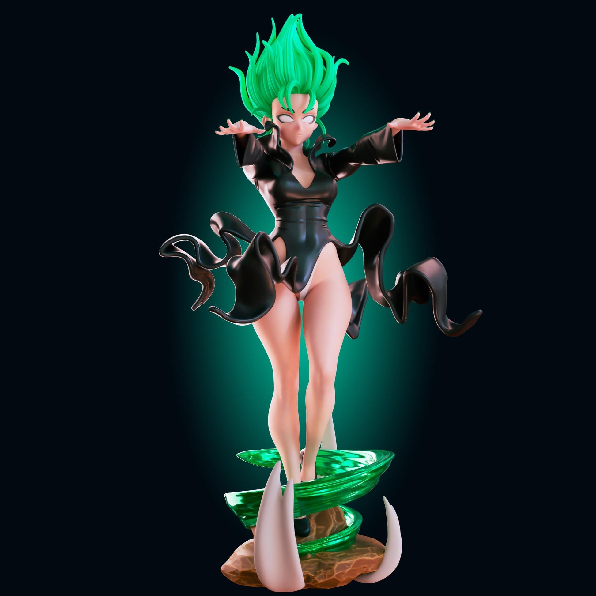 Psychic Girl Model Kit | 3D Resin Printed Figurine | Officer Rhu
