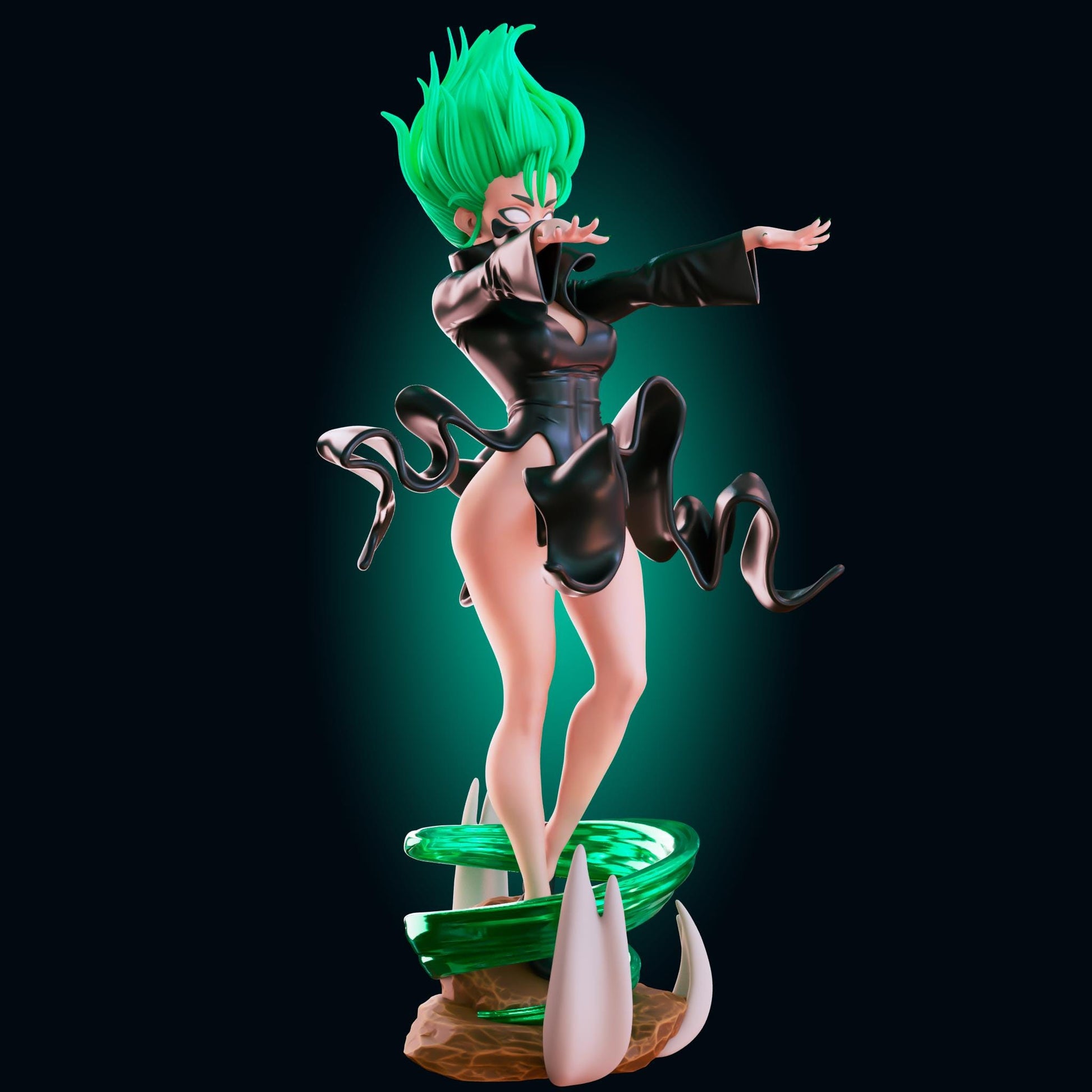 Psychic Girl Model Kit | 3D Resin Printed Figurine | Officer Rhu