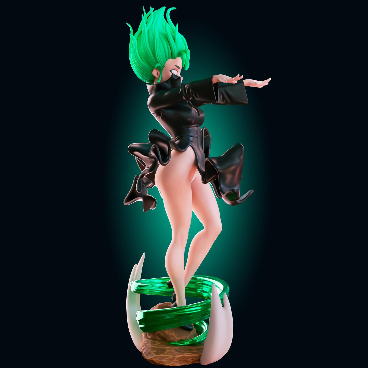 Psychic Girl Model Kit | 3D Resin Printed Figurine | Officer Rhu
