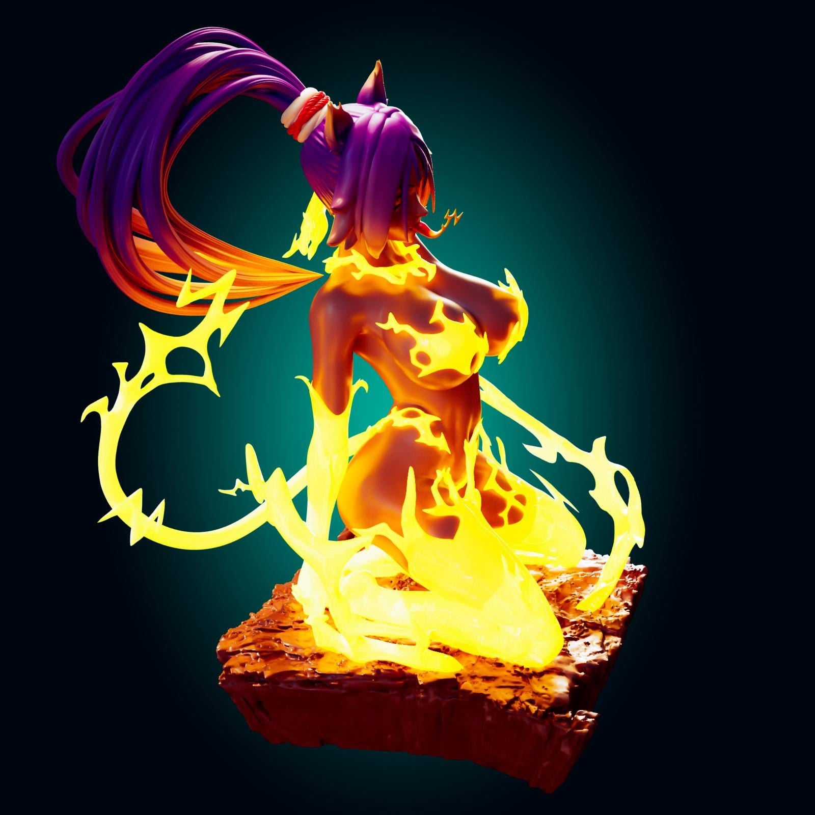Lightning Cat Girl Model Kit | 3D Resin Printed Figurine | Officer Rhu
