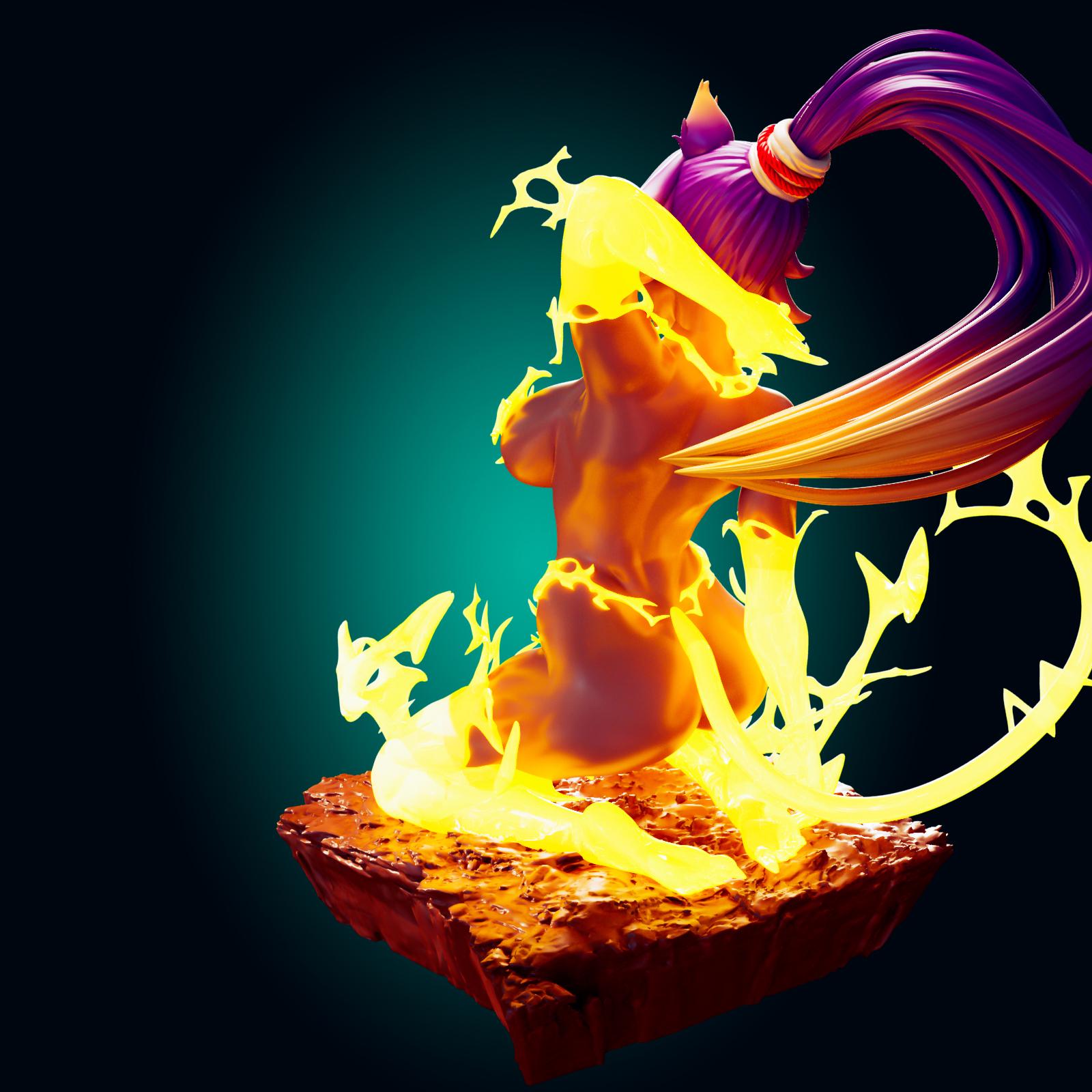 Lightning Cat Girl Model Kit | 3D Resin Printed Figurine | Officer Rhu