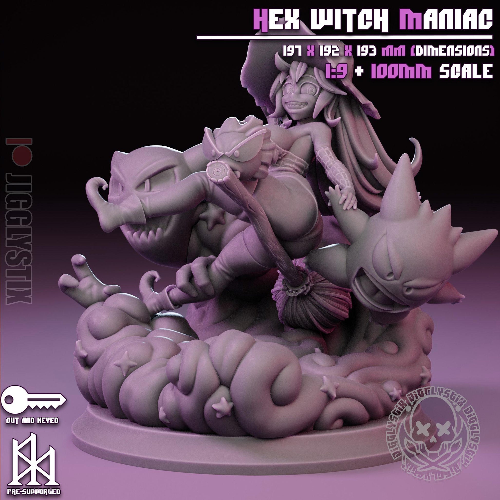 Witch Girl Model Kit | Jigglystix