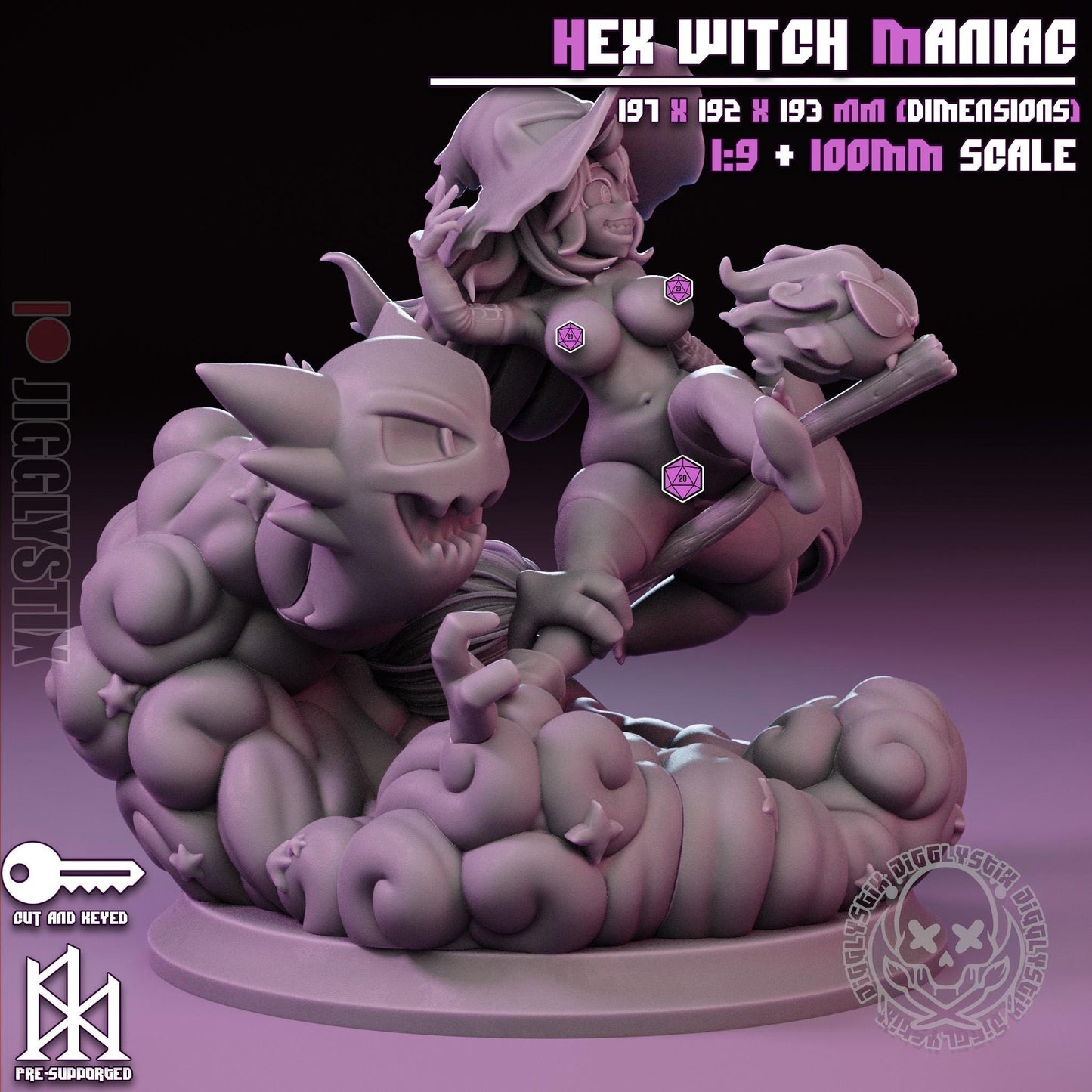 Witch Girl Model Kit | Jigglystix