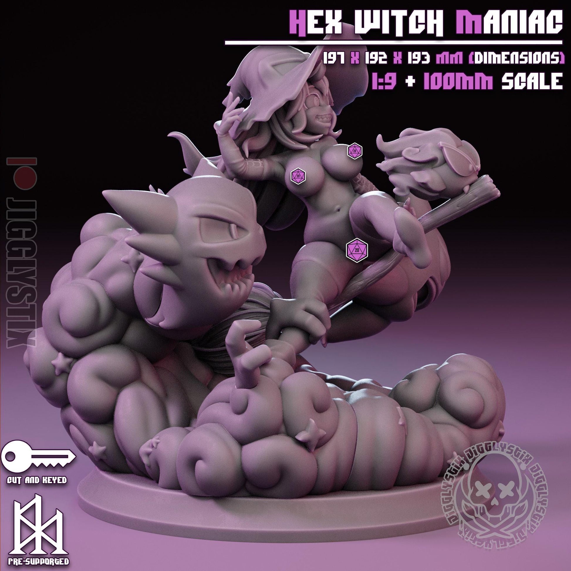 Witch Girl Model Kit | Jigglystix
