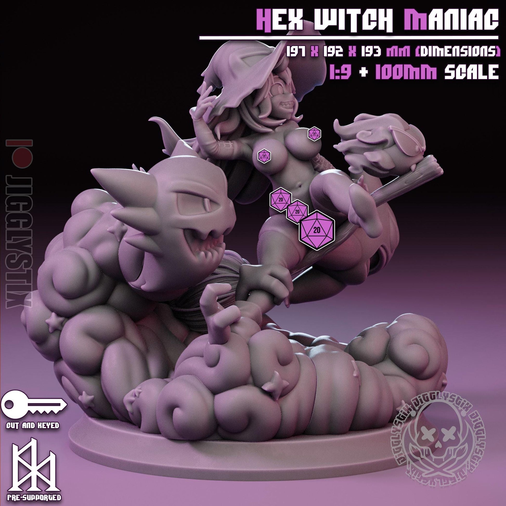 Witch Girl Model Kit | Jigglystix