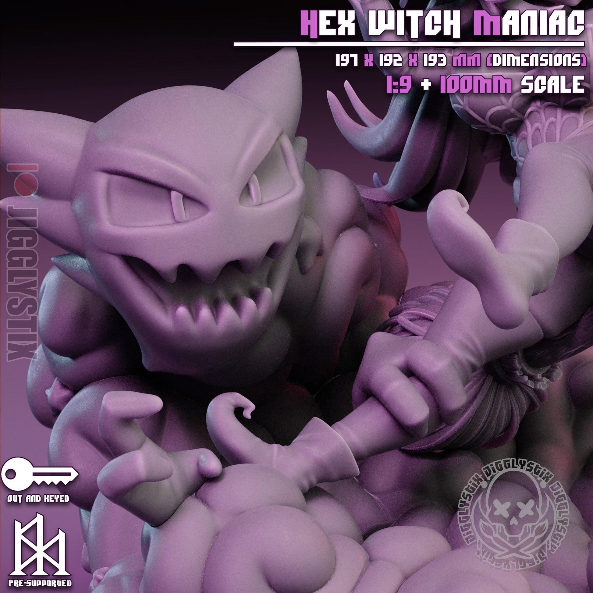 Witch Girl Model Kit | Jigglystix