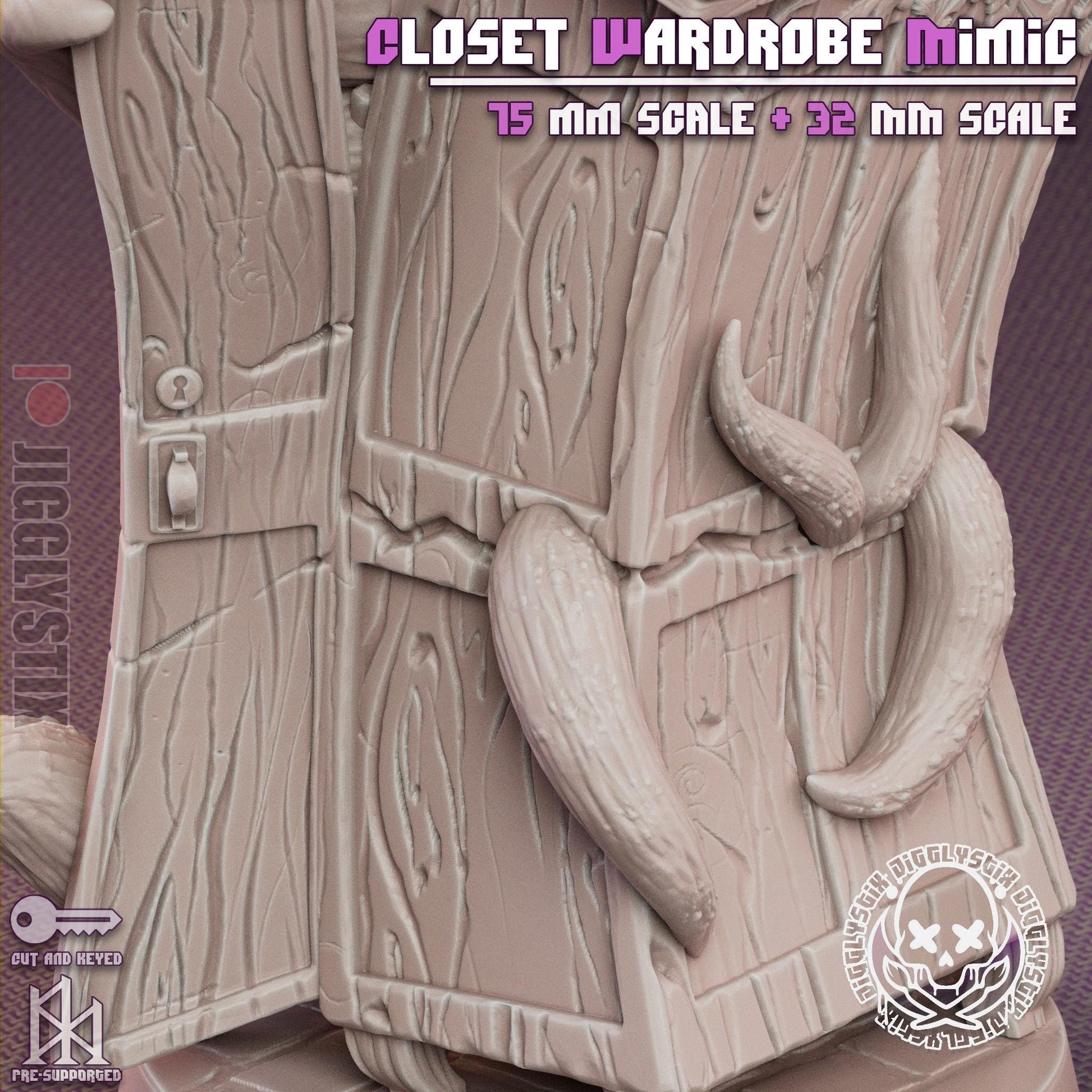 Closet Wardrobe Mimic Miniature | Jigglystix