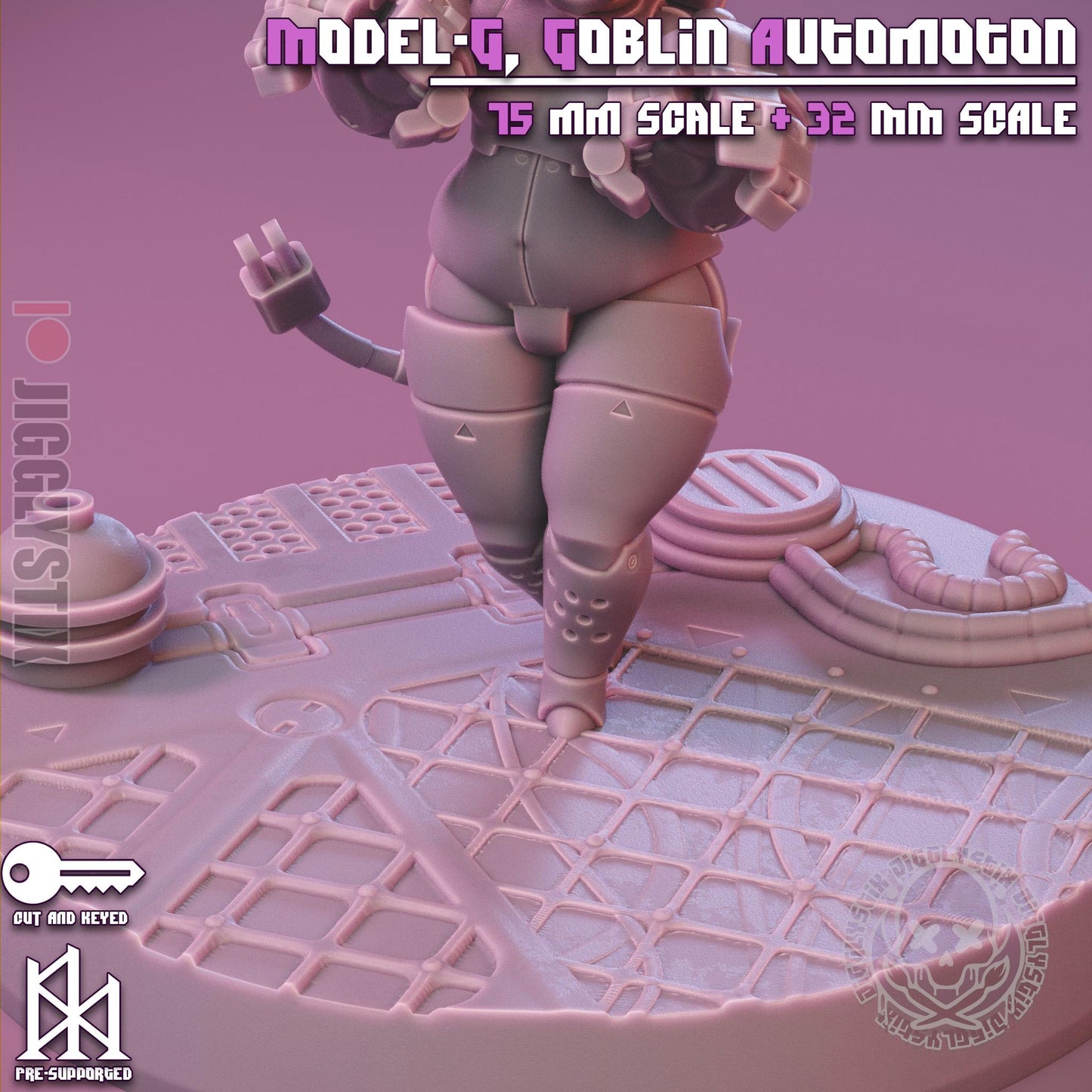 Model-G, Goblin Automaton Miniature | Jigglystix