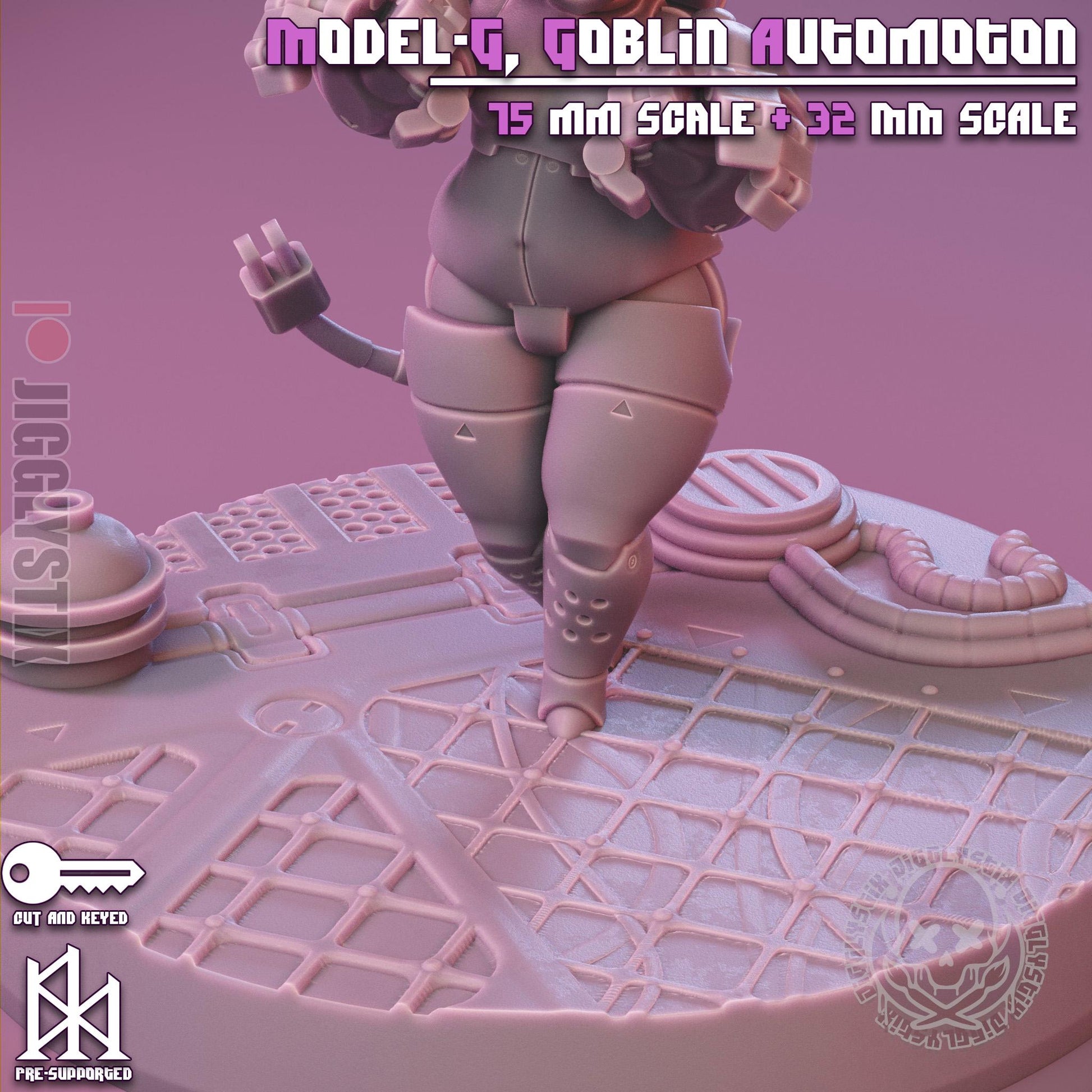Model-G, Goblin Automaton Miniature | Jigglystix