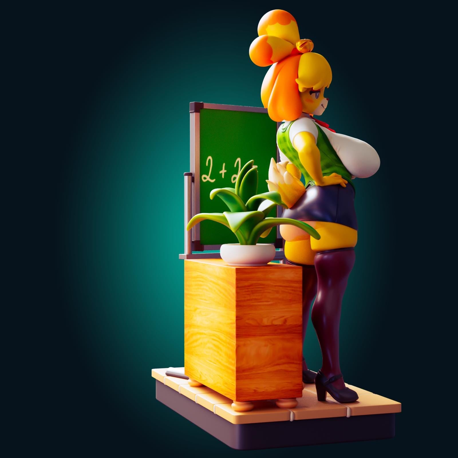 Dog Girl Model Kit | 3D Resin Printed Figurine | Officer Rhu
