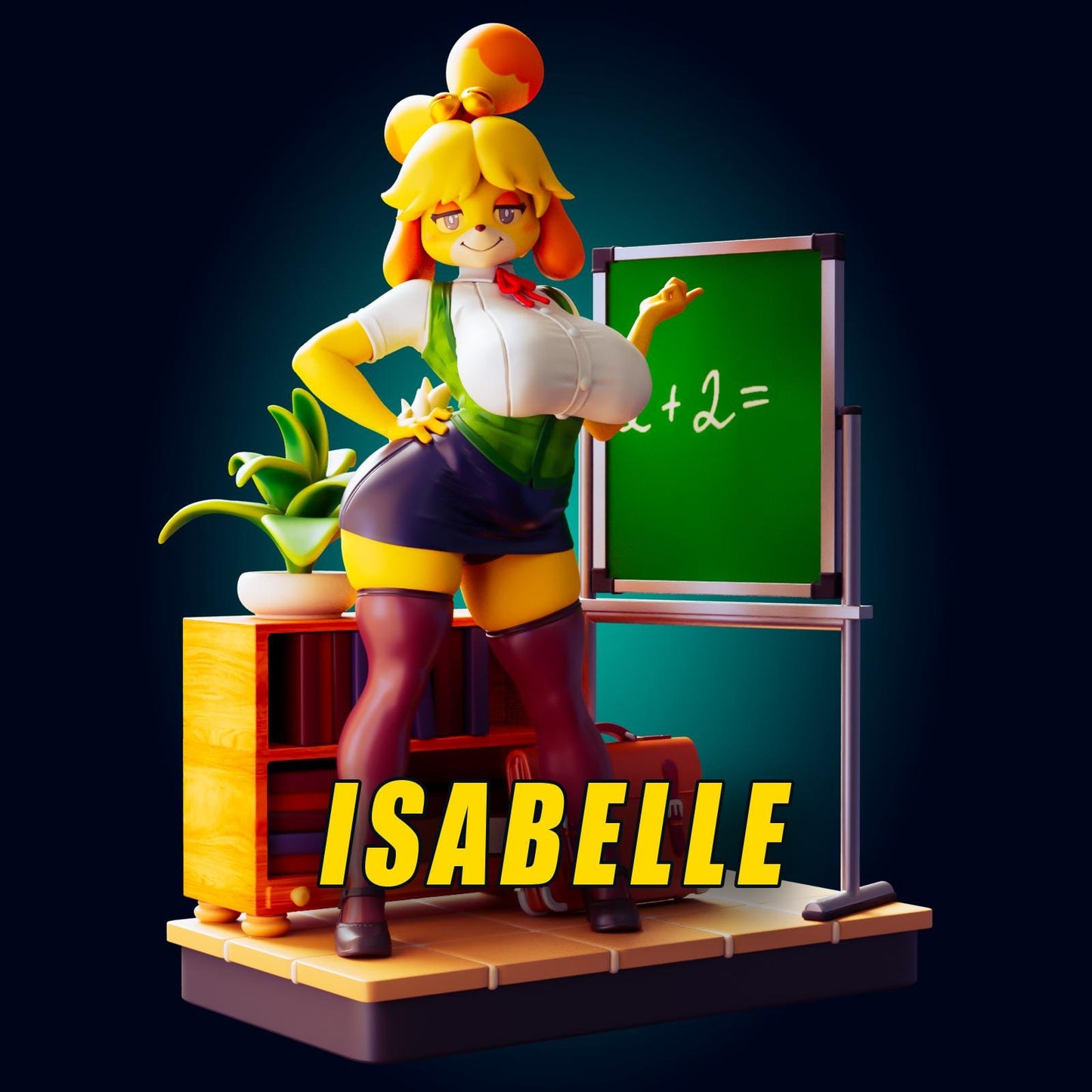 Dog Girl Model Kit | 3D Resin Printed Figurine | Officer Rhu