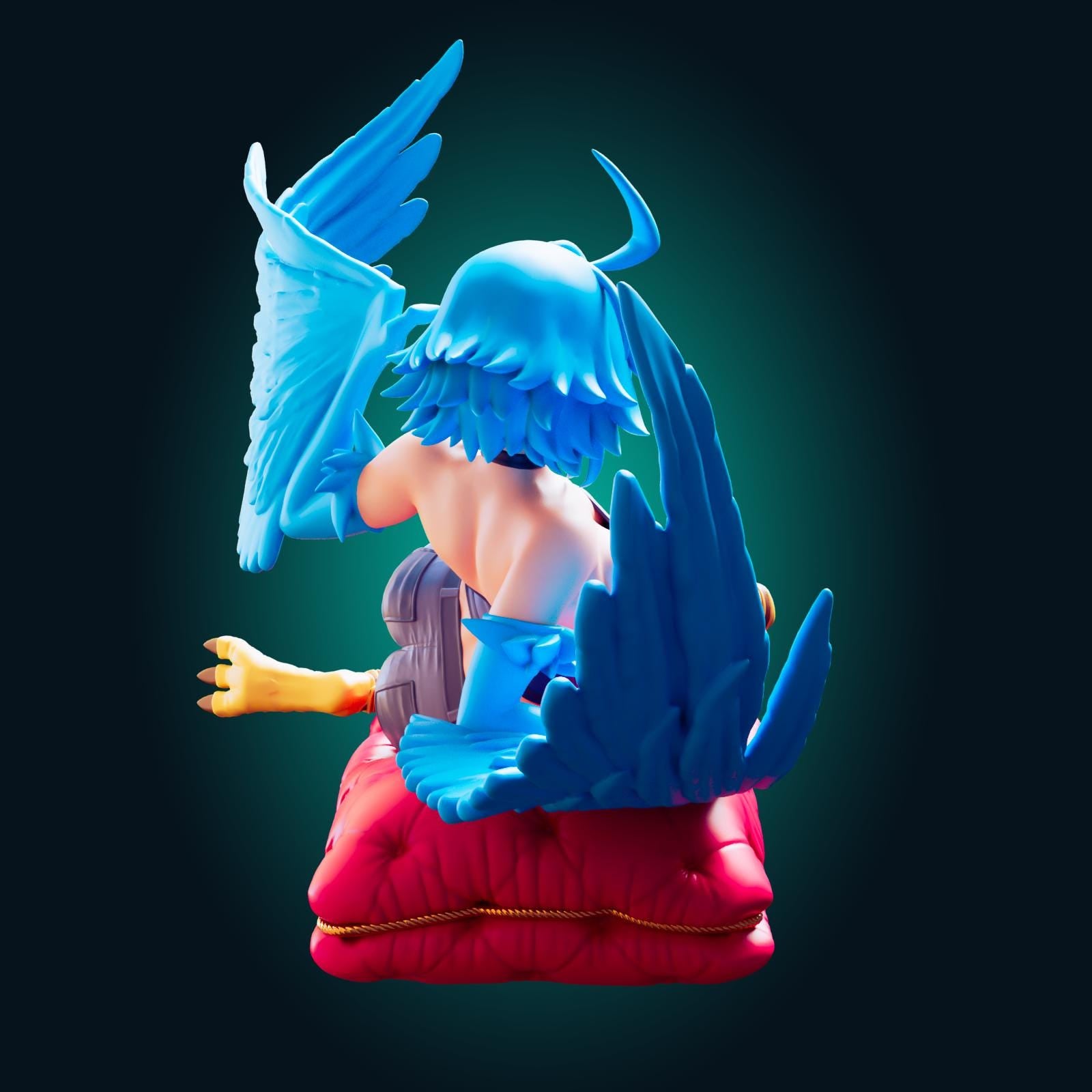 Harpy Girl Model Kit | 3D Resin Printed Figurine | Officer Rhu