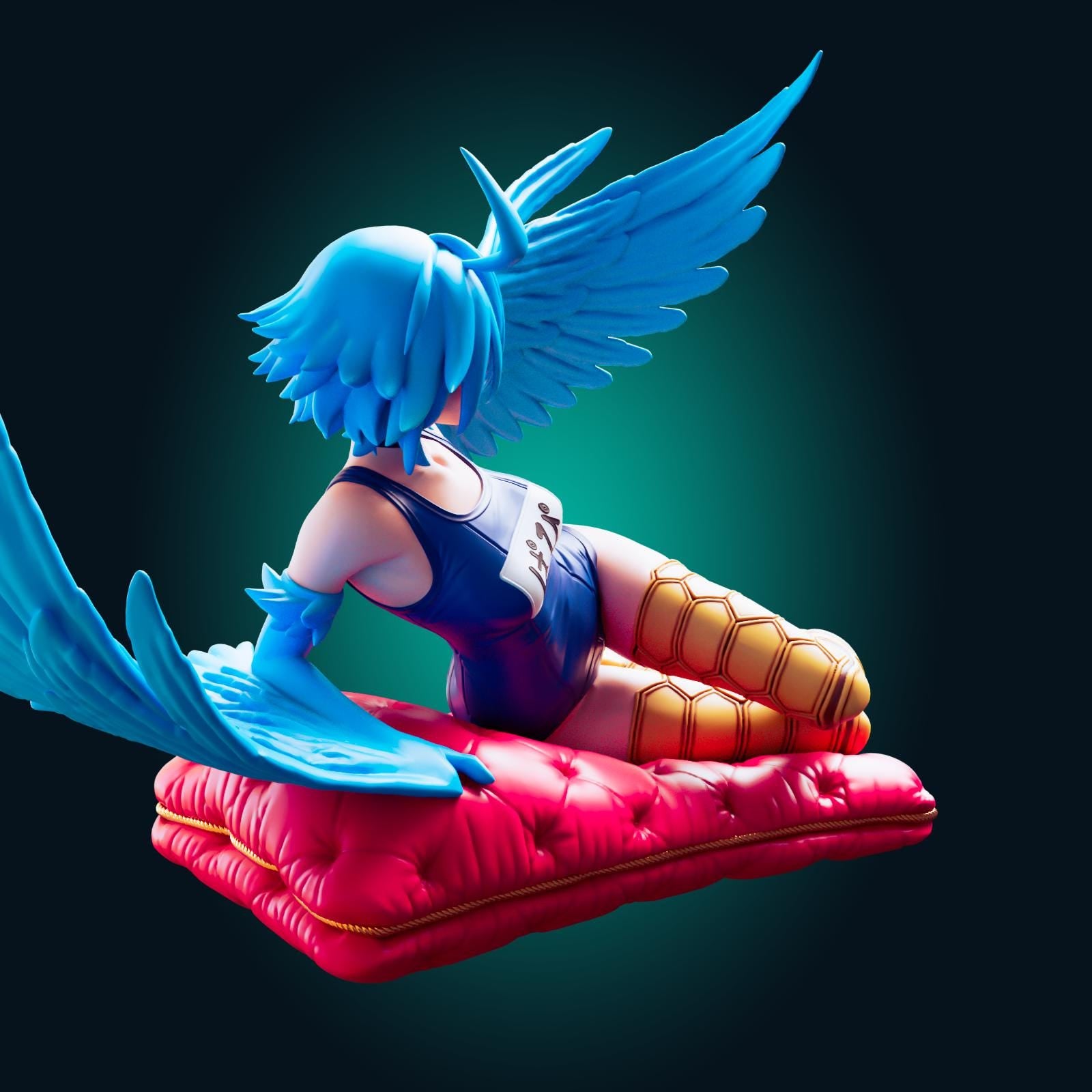 Harpy Girl Model Kit | 3D Resin Printed Figurine | Officer Rhu