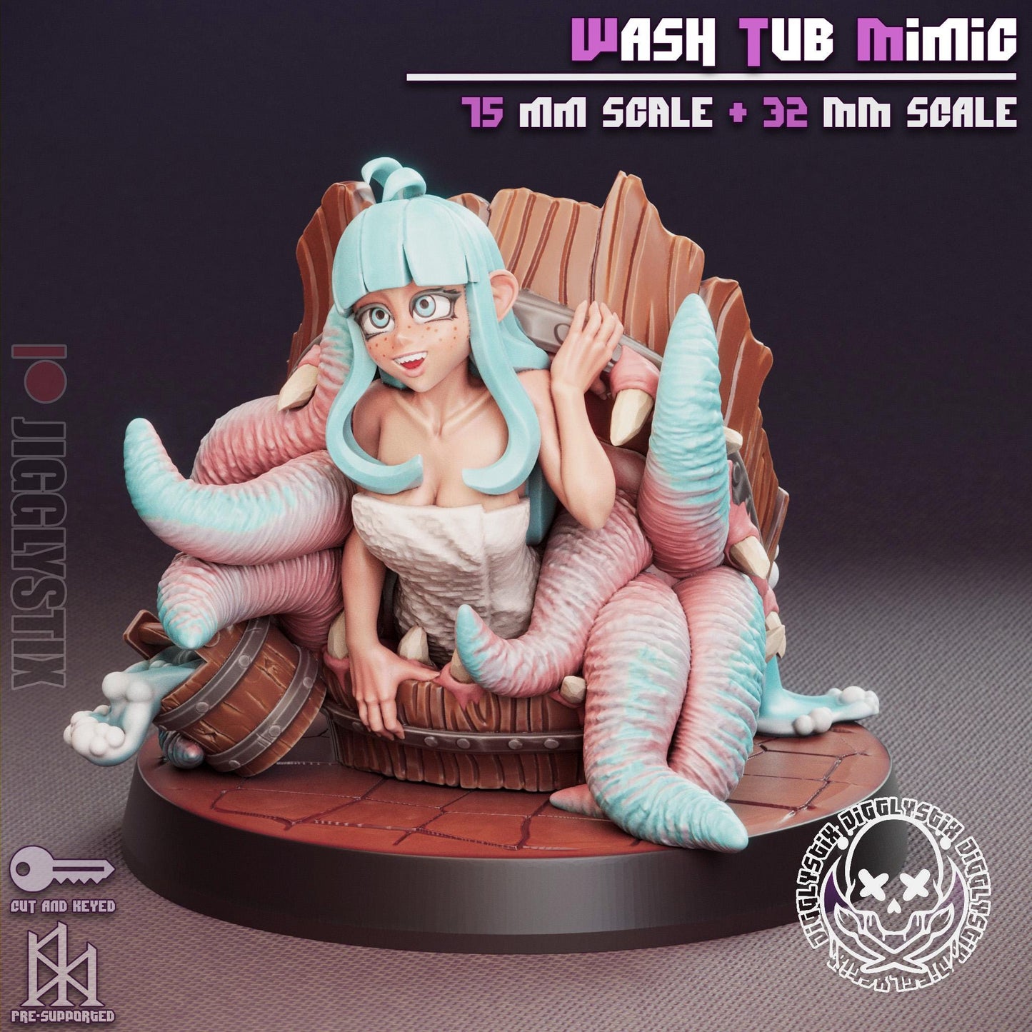 Wash Tub Mimic Miniature | Jigglystix