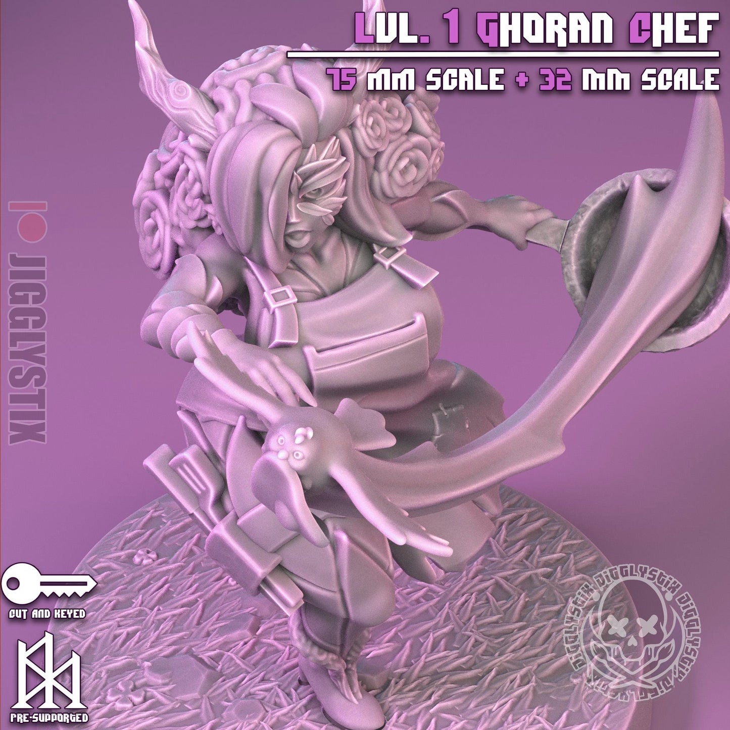 Lvl. 1 Ghoran Chef Miniature | Jigglystix