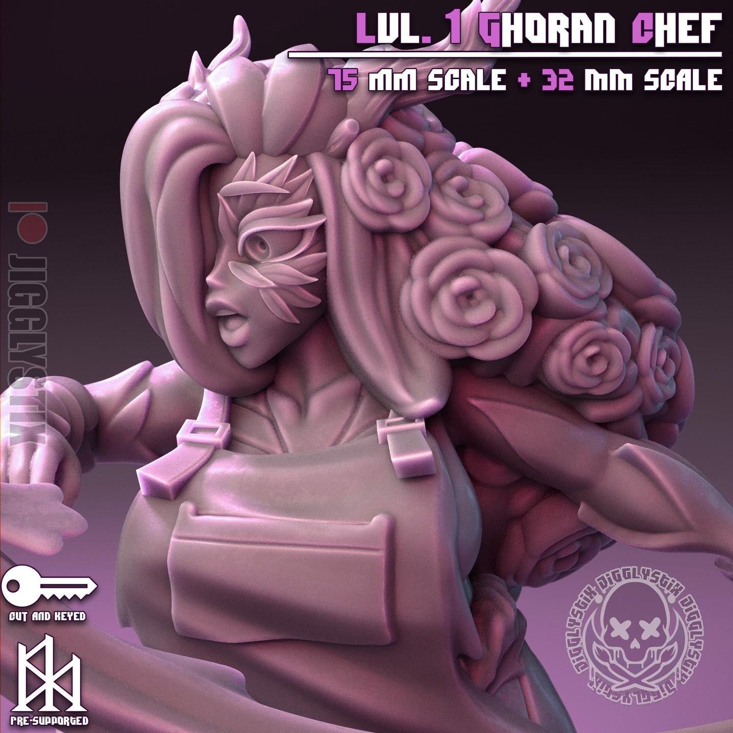 Lvl. 1 Ghoran Chef Miniature | Jigglystix