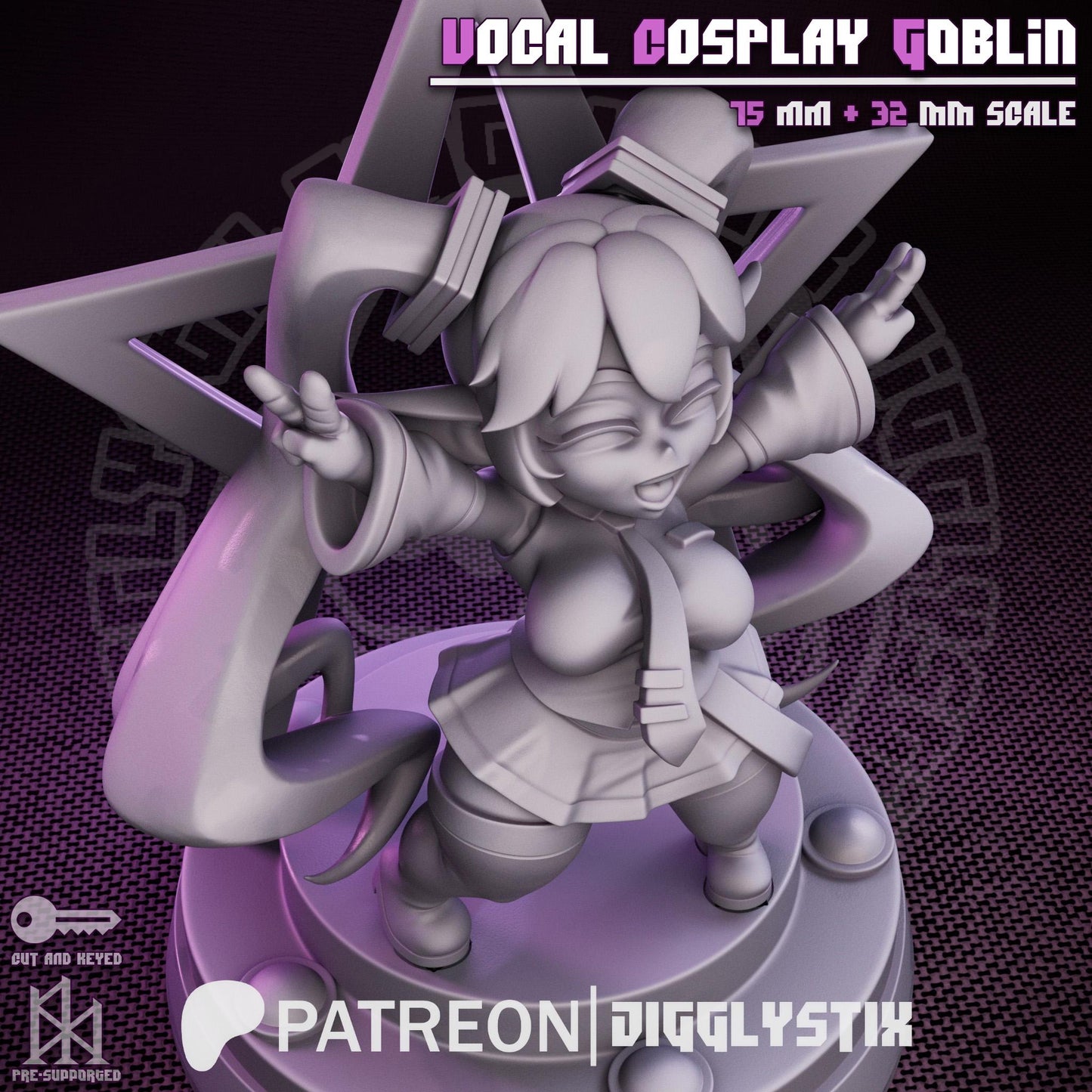 Vocaloid Goblin Girl | Miniature | Jigglystix