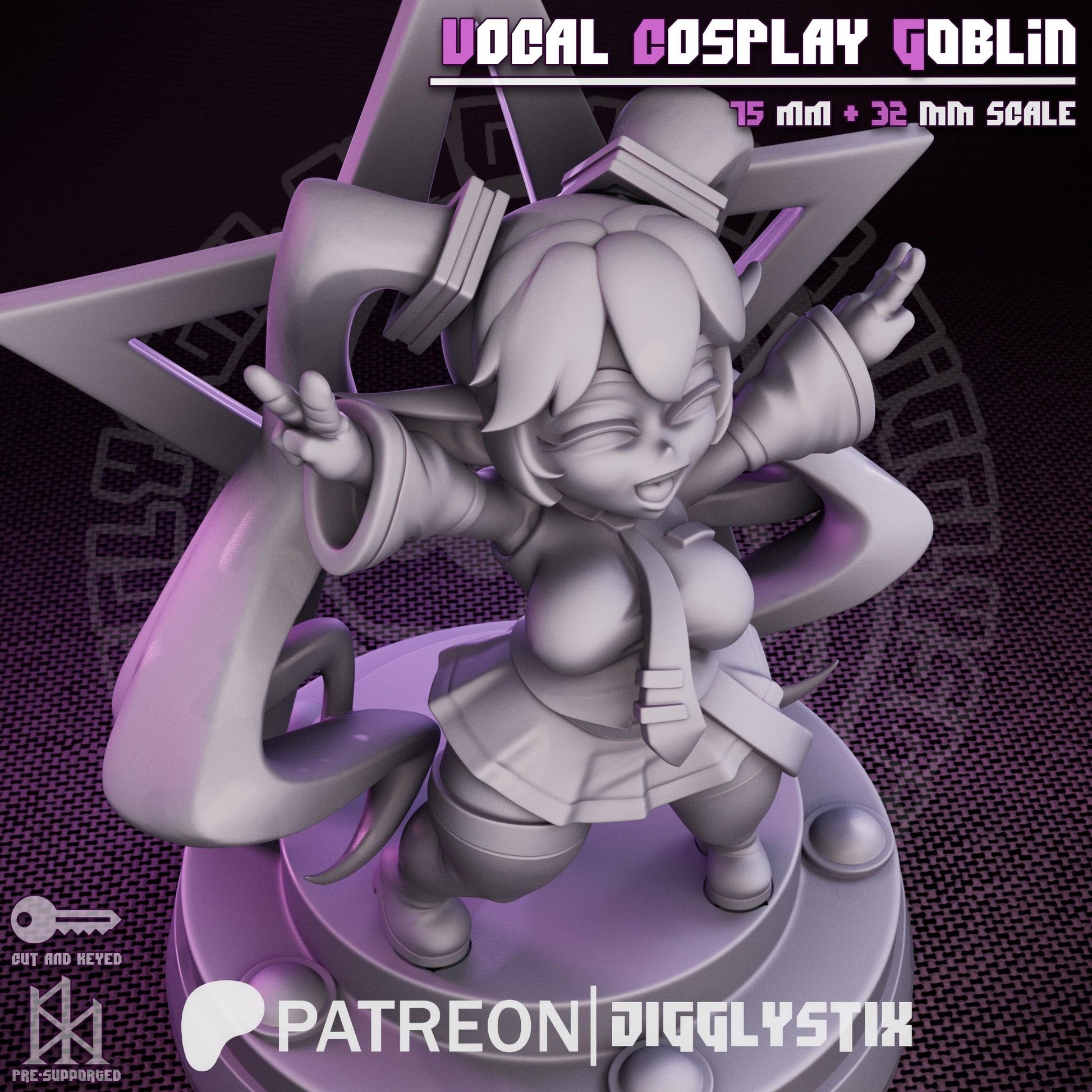Vocaloid Goblin Girl | Miniature | Jigglystix