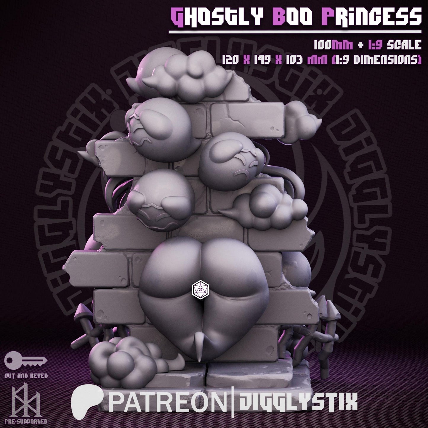 Ghost Princess Model Kit | Miniature | Jigglystix