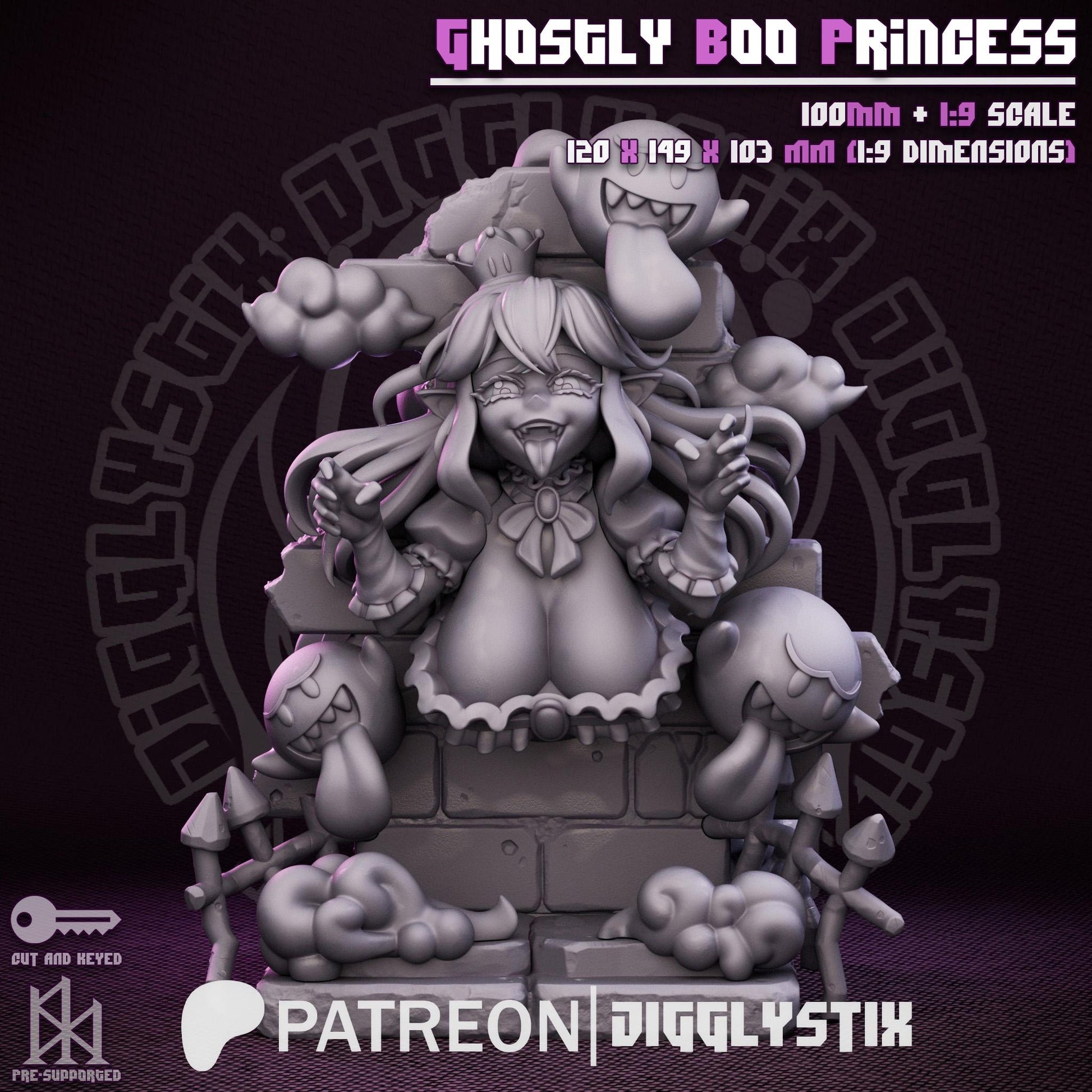 Ghost Princess Model Kit | Miniature | Jigglystix