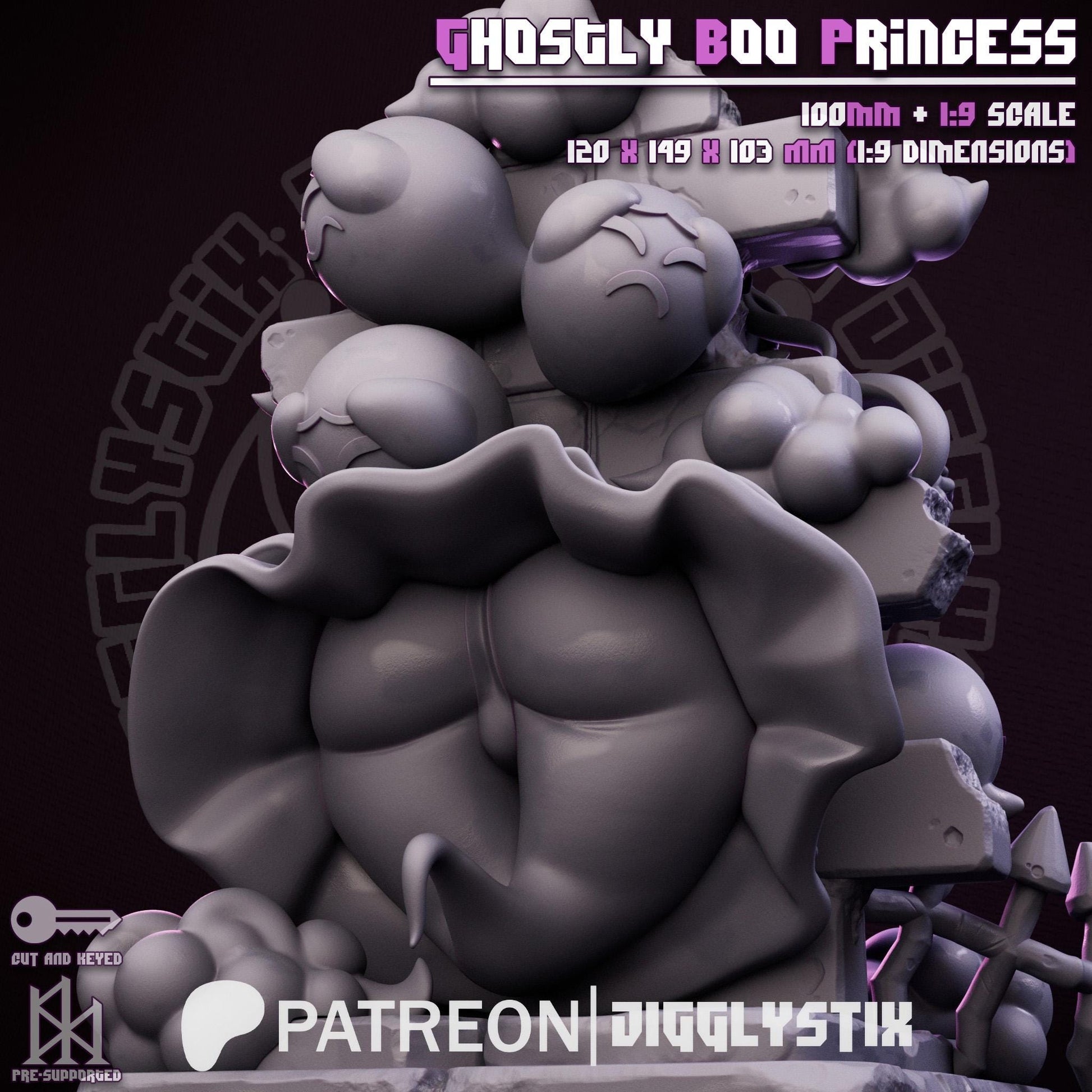 Ghost Princess Model Kit | Miniature | Jigglystix