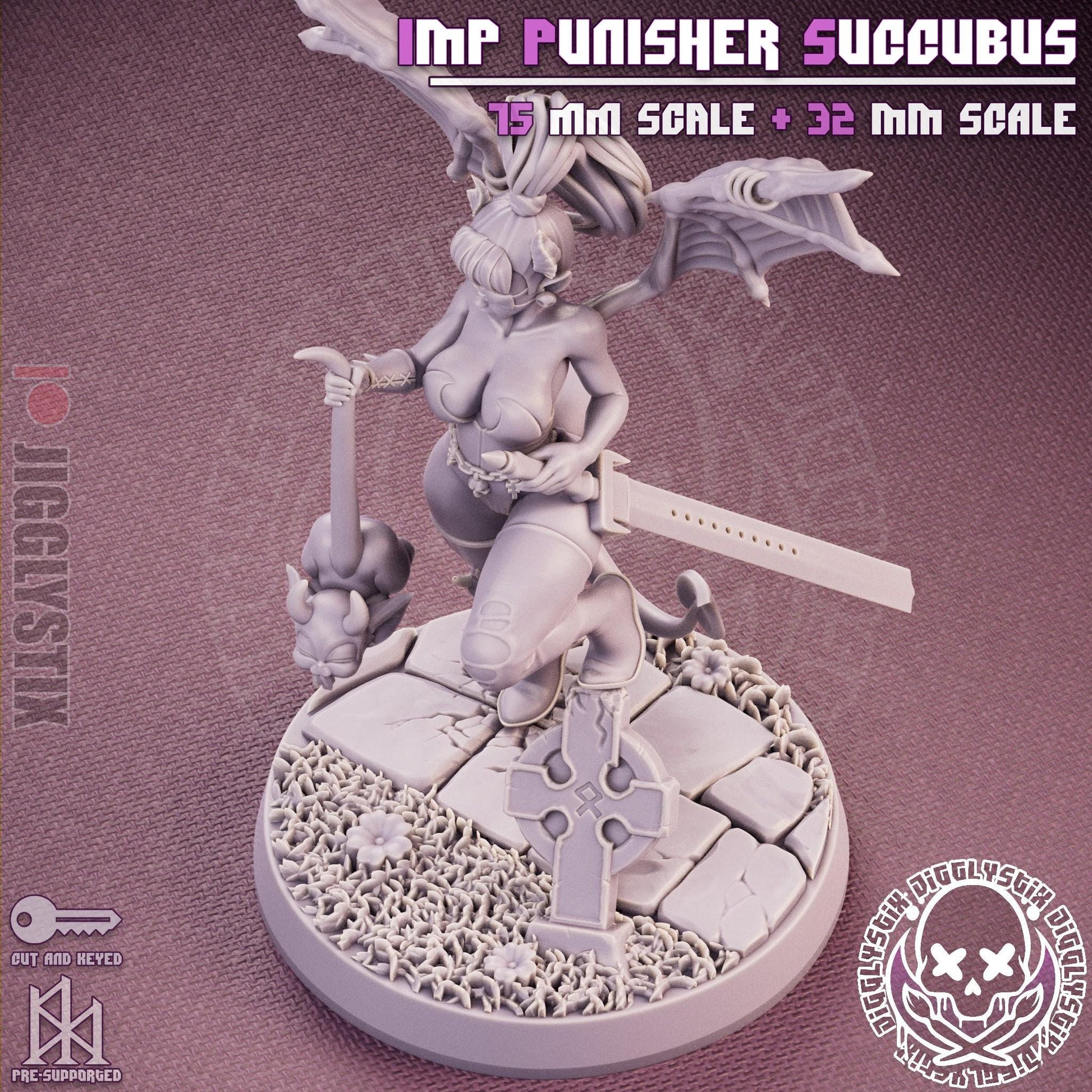 Imp Punisher Succubus Miniature | Jigglystix