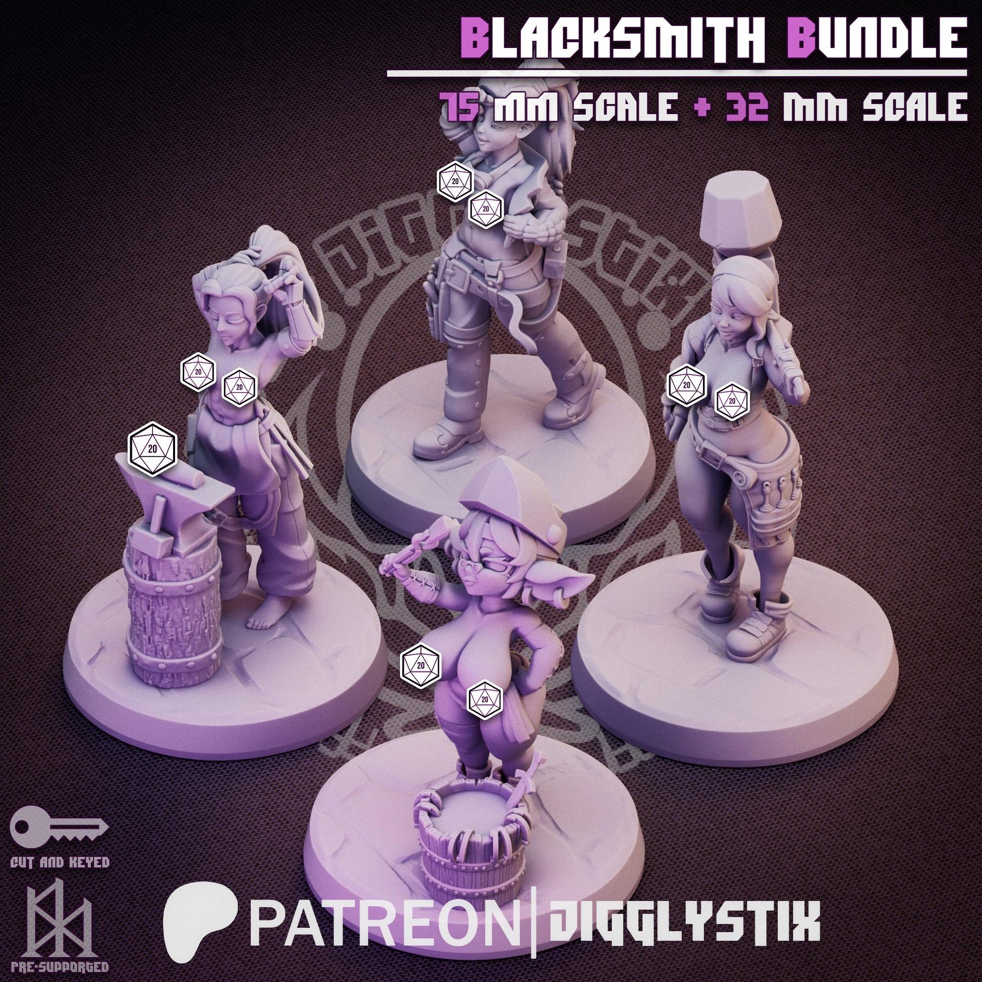 Blacksmith Girls | Jigglystix