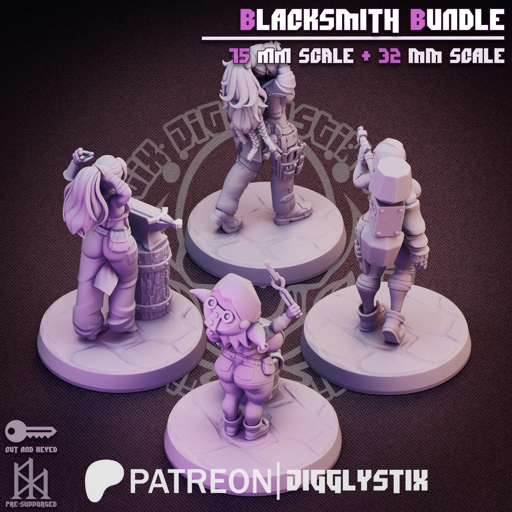 Blacksmith Girls | Jigglystix