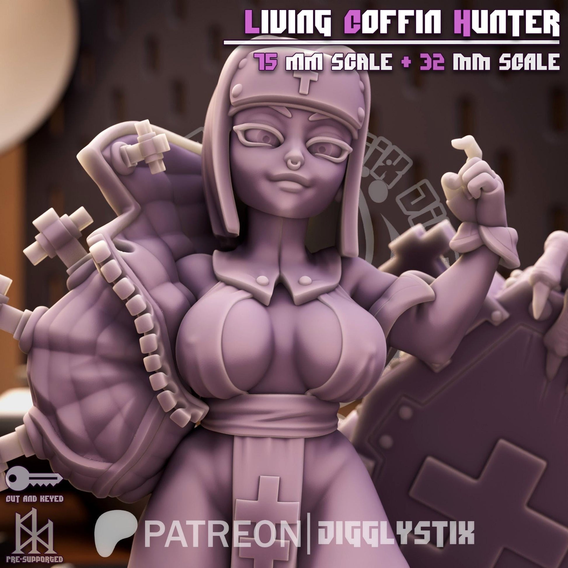 Living Vampire Hunter Miniature | Jigglystix