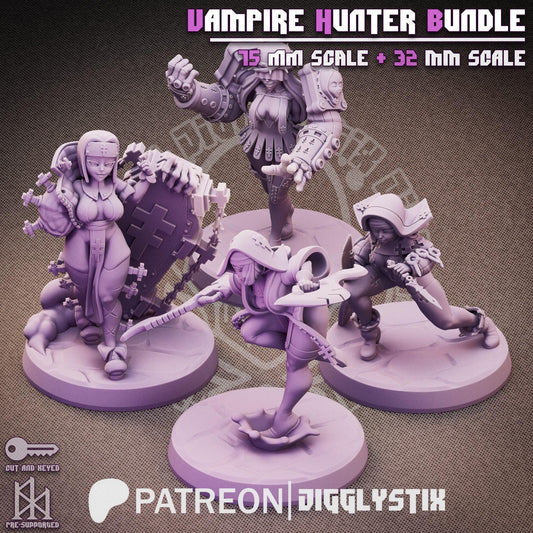 Vampire Hunter Miniature Bundle | Jigglystix