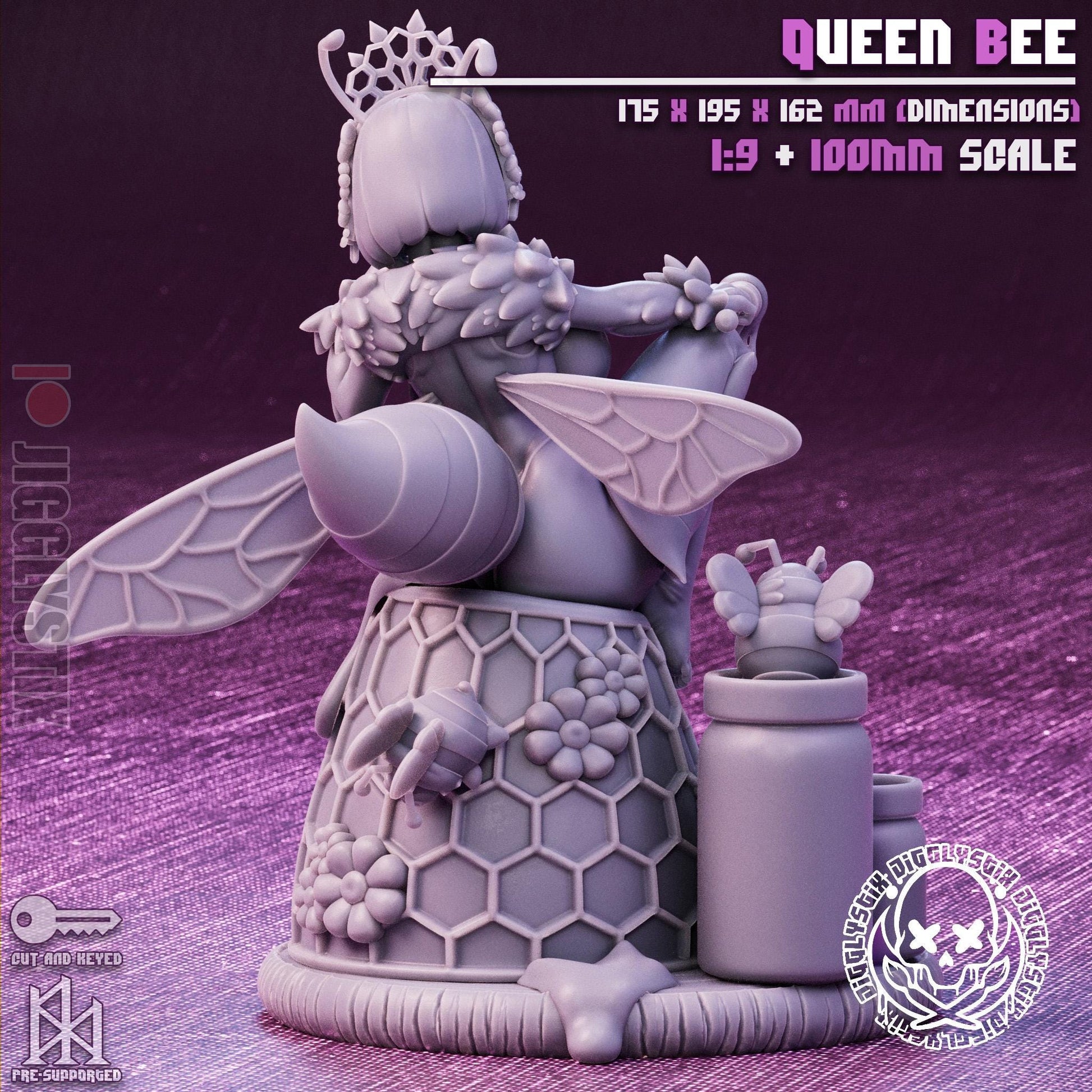 Queen Bee Miniature Model Kit | Jigglystix