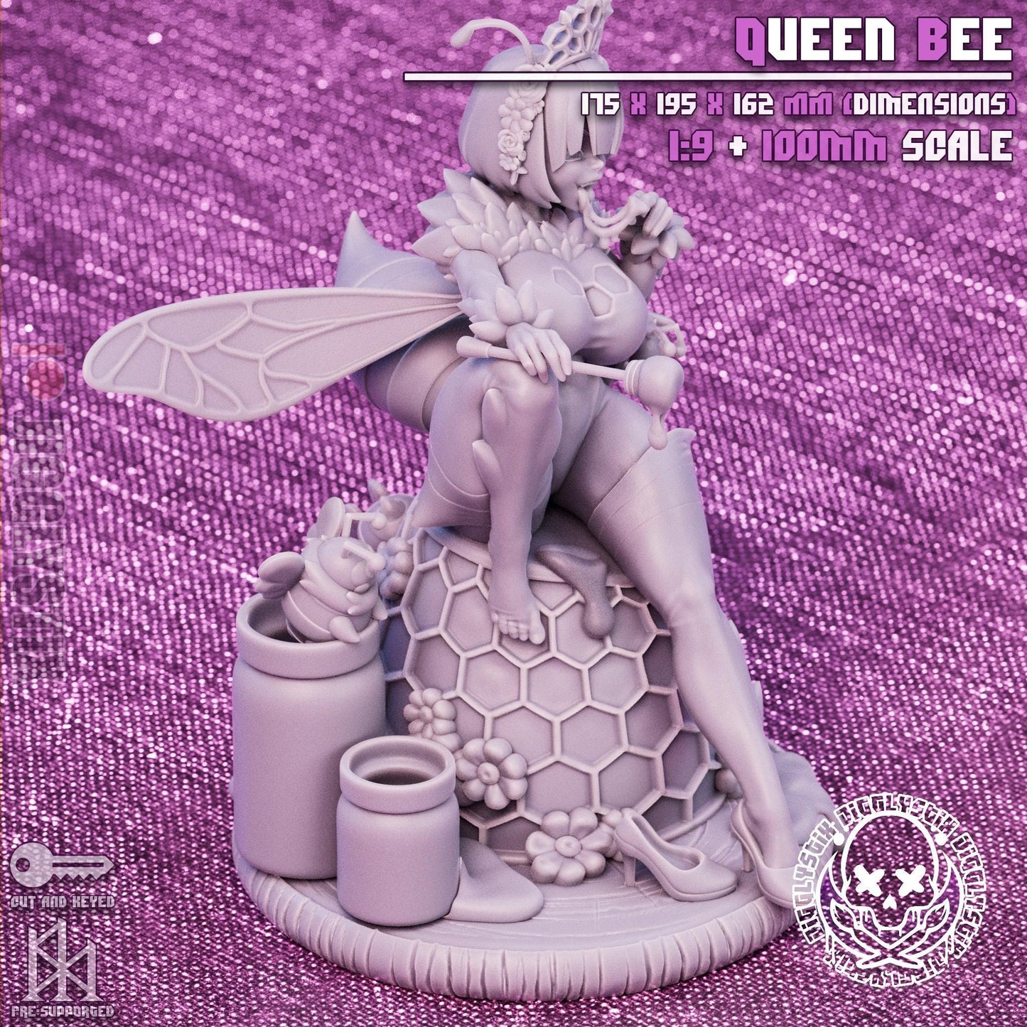 Queen Bee Miniature Model Kit | Jigglystix