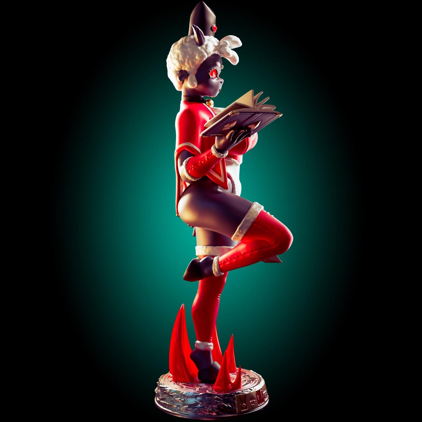 Lamb Girl Model Kit | 3D Resin Printed Figurine | Officer Rhu