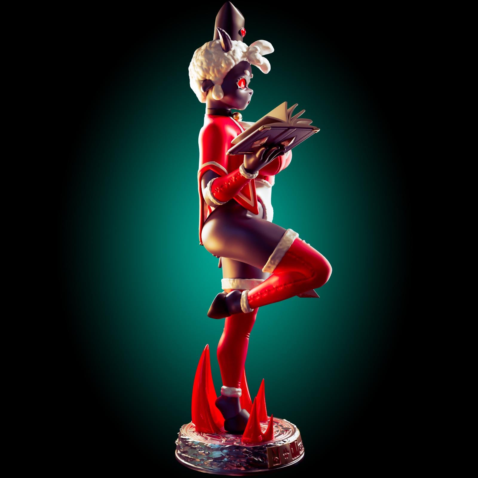 Lamb Girl Model Kit | 3D Resin Printed Figurine | Officer Rhu