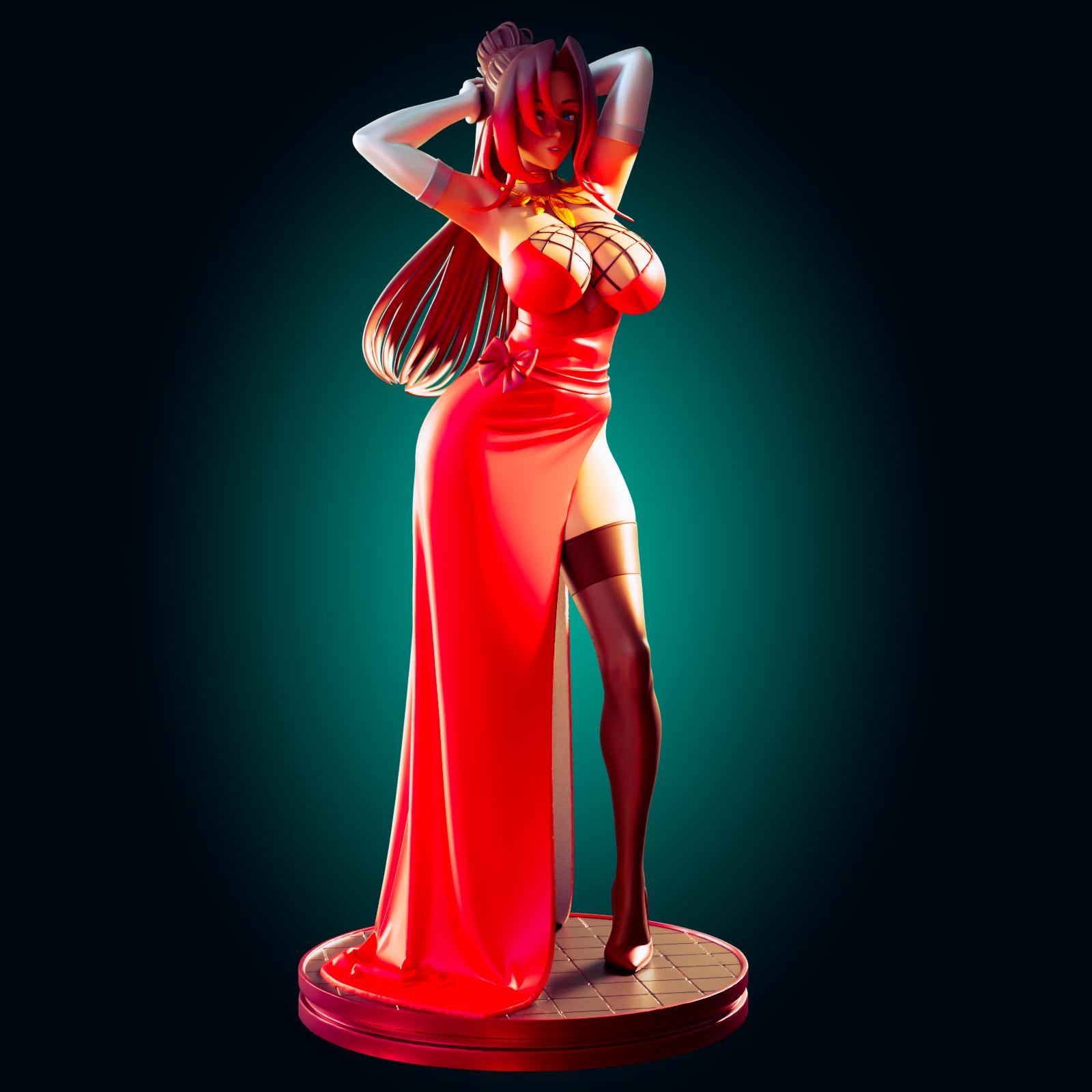 Chimera Girl Model Kit | 3D Resin Printed Figurine | Officer Rhu