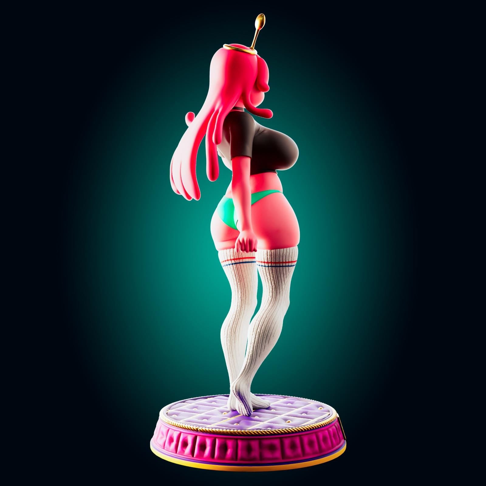 Pink Princess Model Kit | 3D Resin Printed Figurine | Officer Rhu