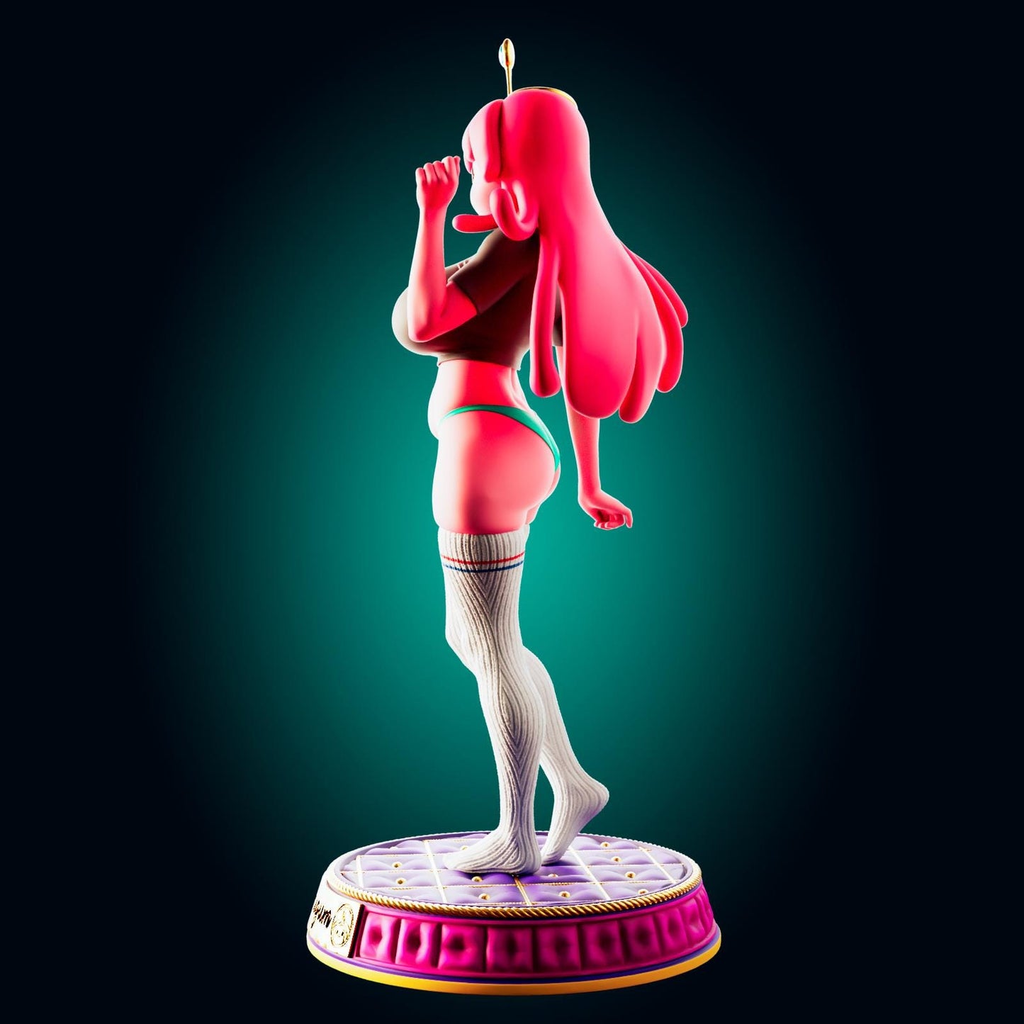 Pink Princess Model Kit | 3D Resin Printed Figurine | Officer Rhu