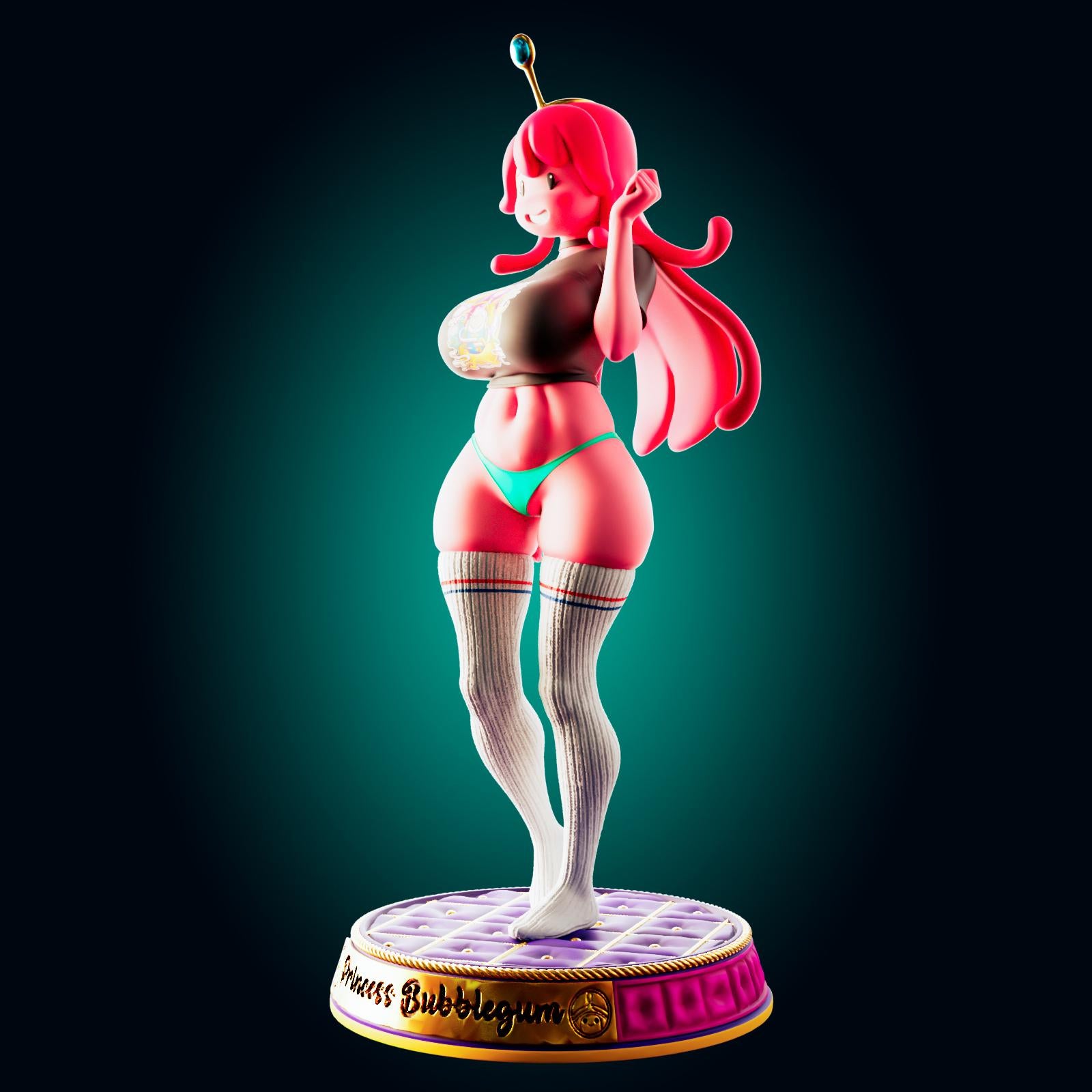 Pink Princess Model Kit | 3D Resin Printed Figurine | Officer Rhu