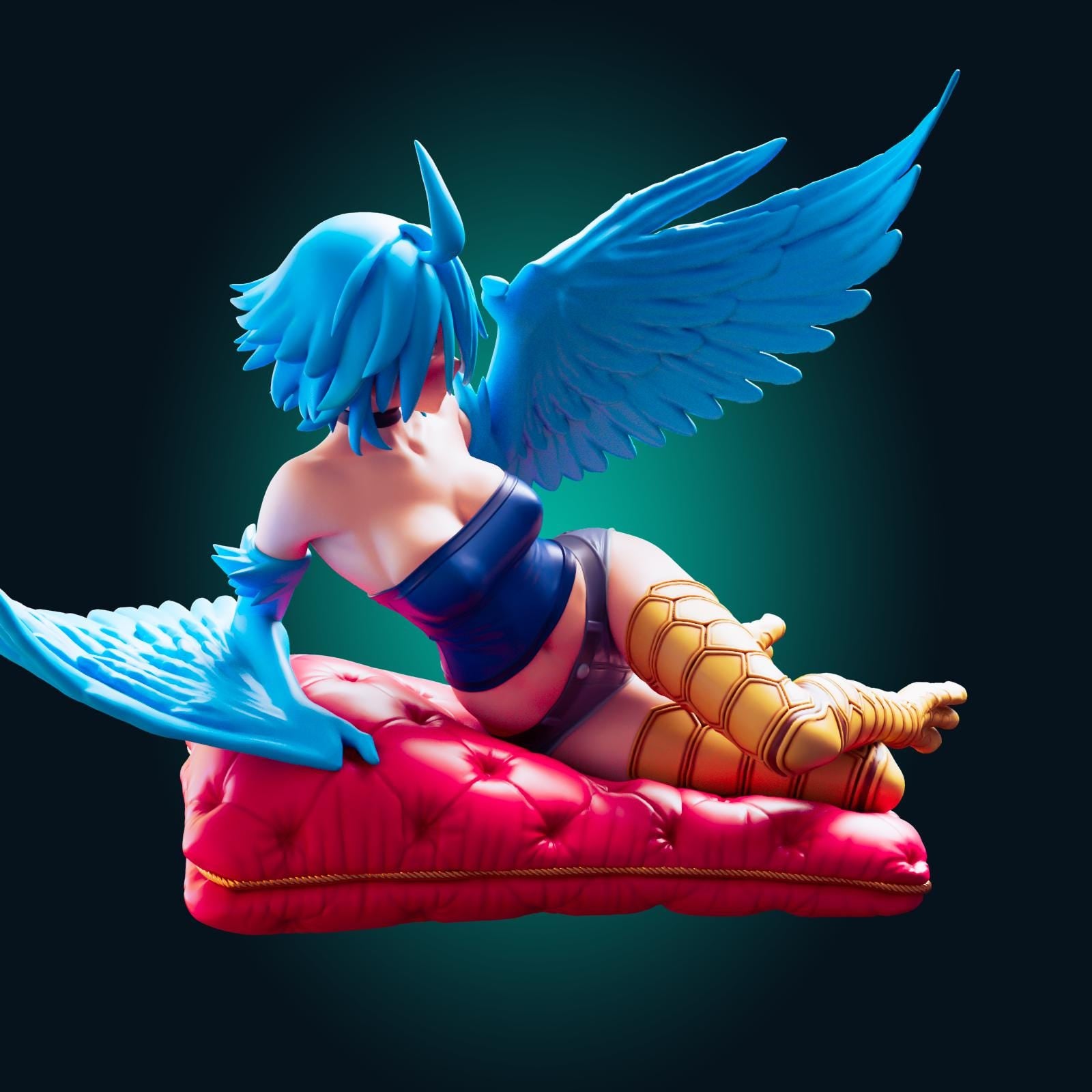 Harpy Girl Model Kit | 3D Resin Printed Figurine | Officer Rhu