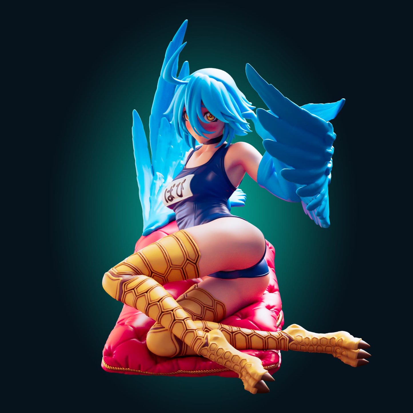 Harpy Girl Model Kit | 3D Resin Printed Figurine | Officer Rhu