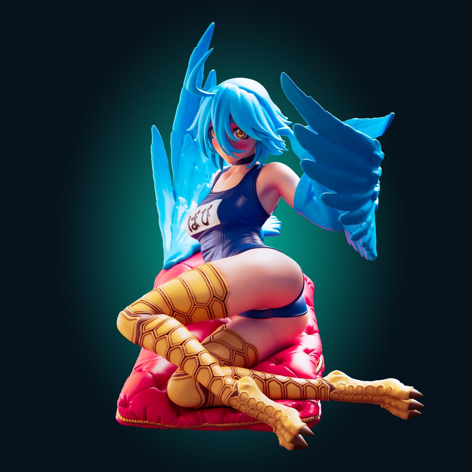 Harpy Girl Model Kit | 3D Resin Printed Figurine | Officer Rhu