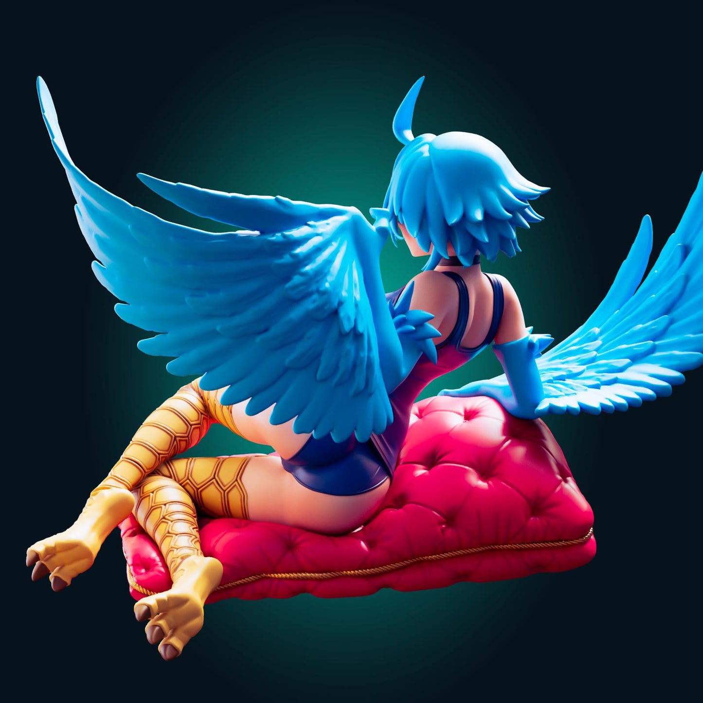 Harpy Girl Model Kit | 3D Resin Printed Figurine | Officer Rhu
