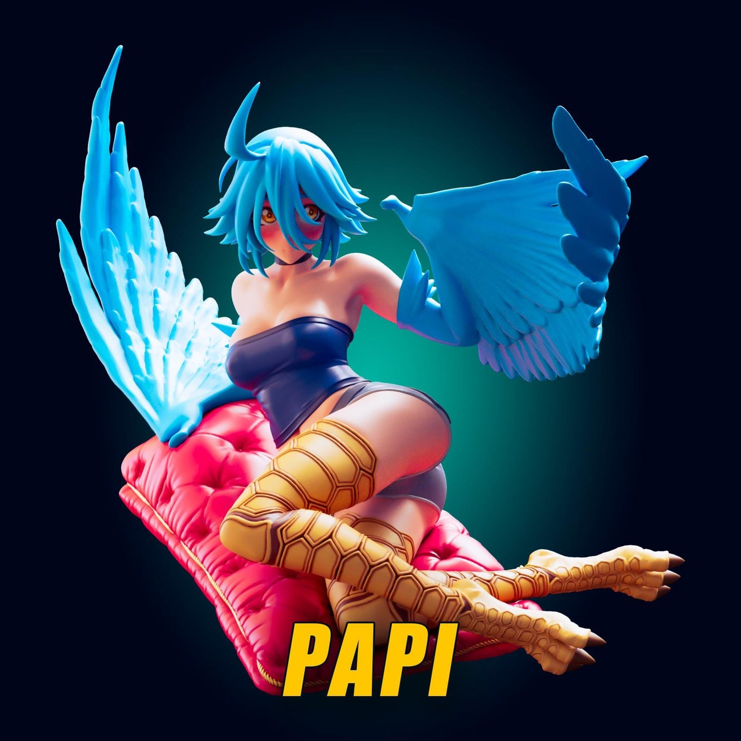 Harpy Girl Model Kit | 3D Resin Printed Figurine | Officer Rhu