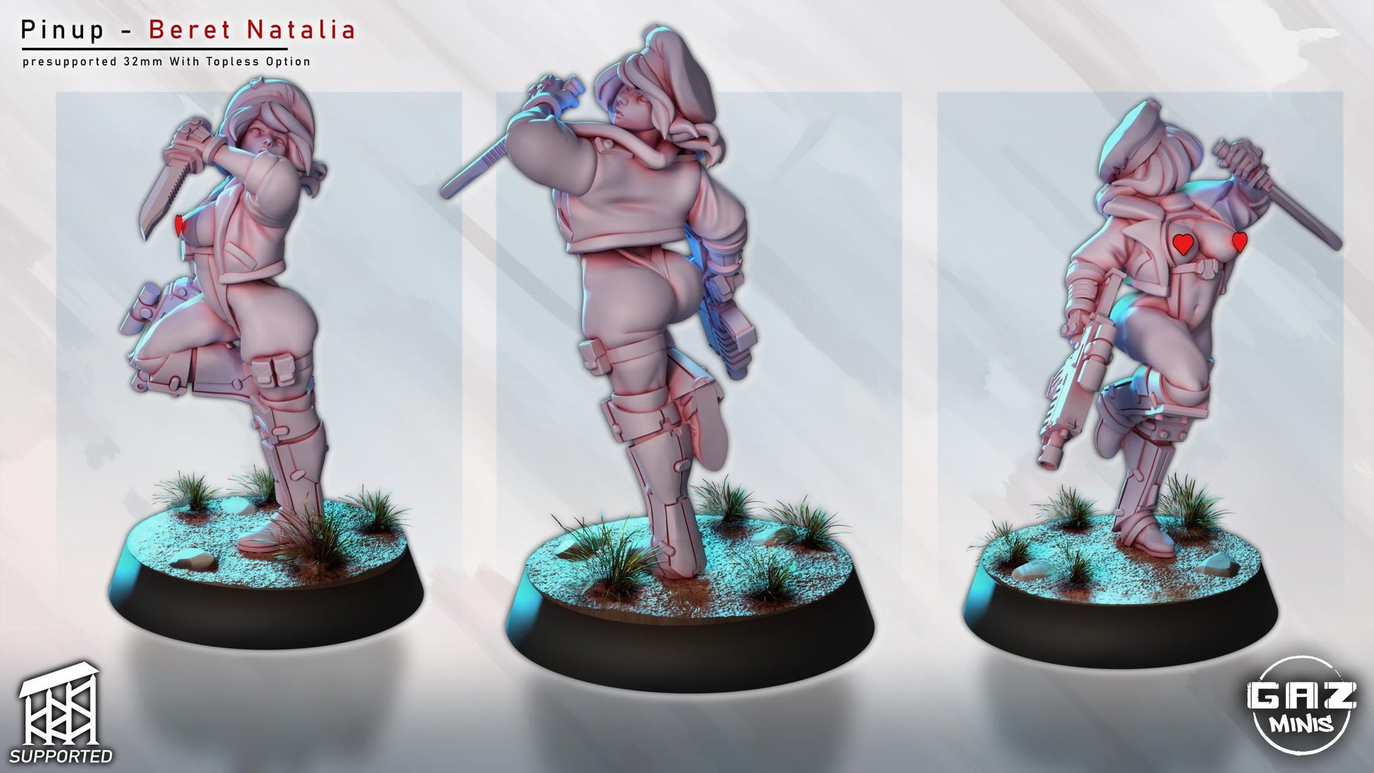 Soldier Girl Beret Natalia | Gaz Minis